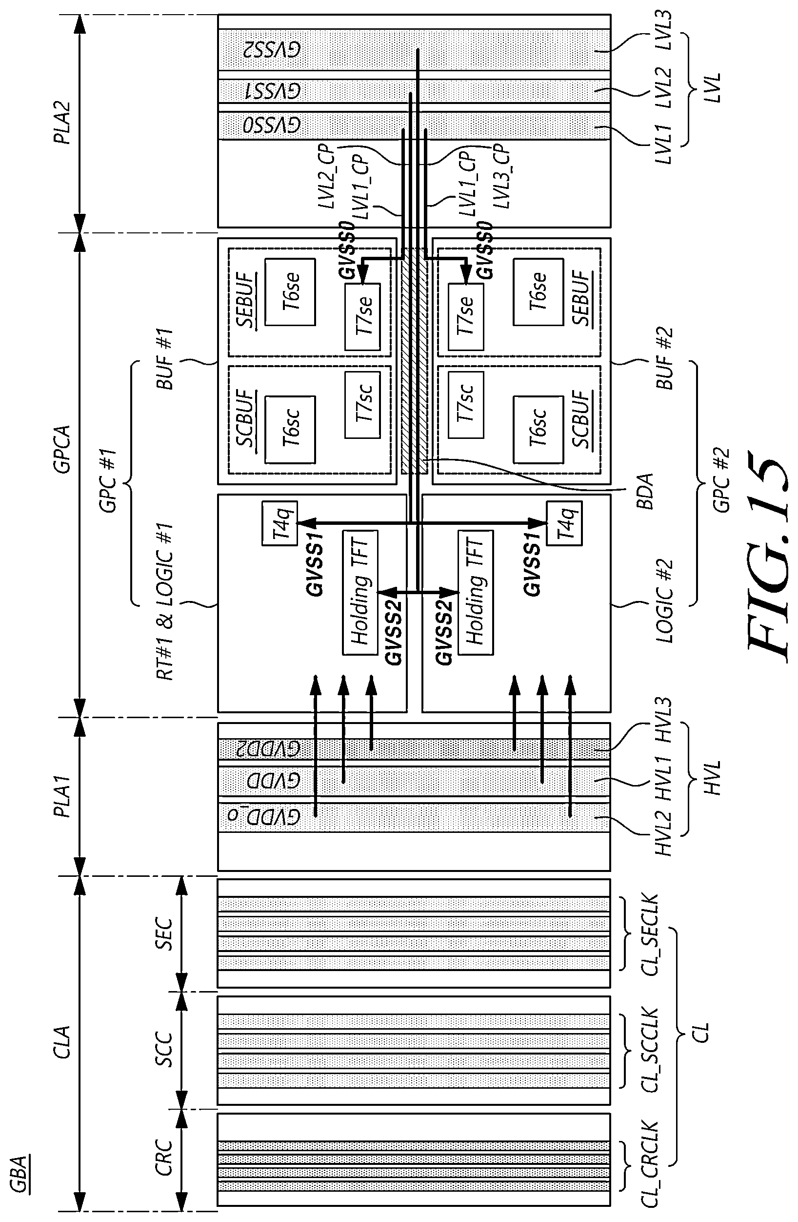 Patent US12620364 Figure 17 – Gate driving panel circuit and display device