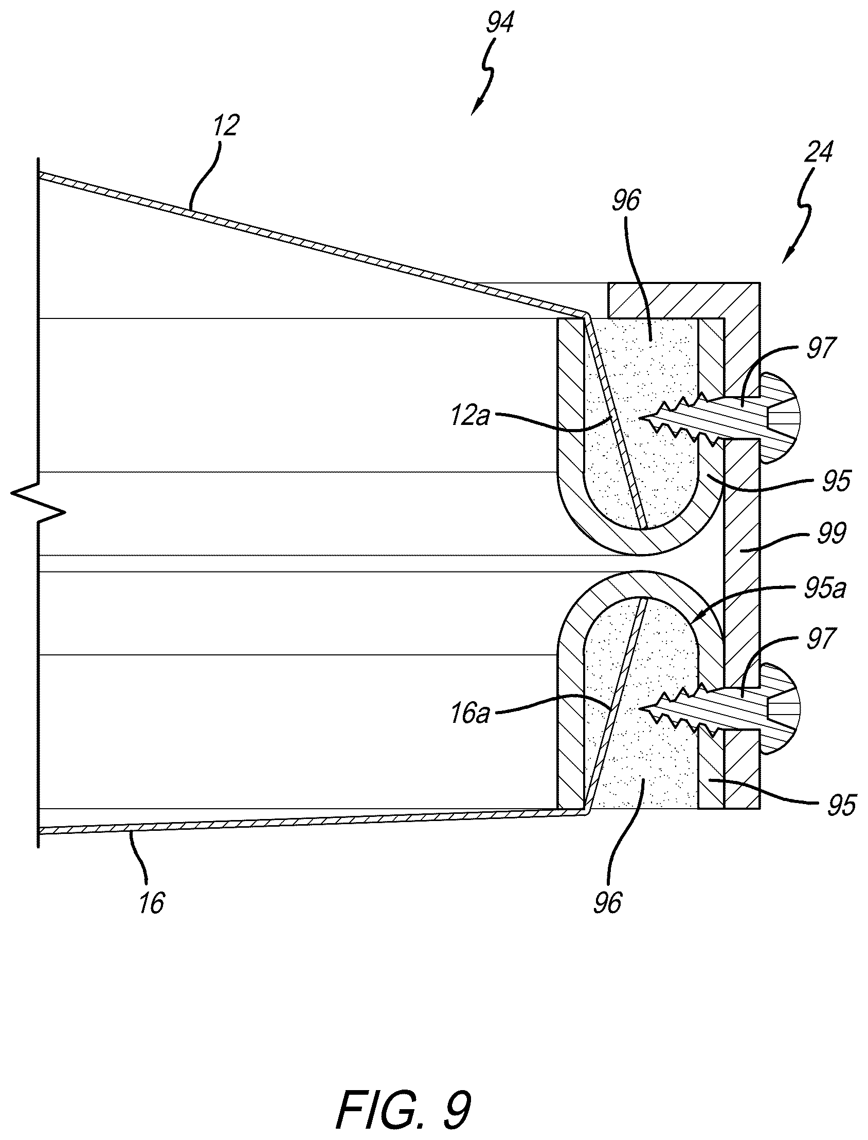 Patent US12620373 Figure 9 – Drumhead assembly and method of use