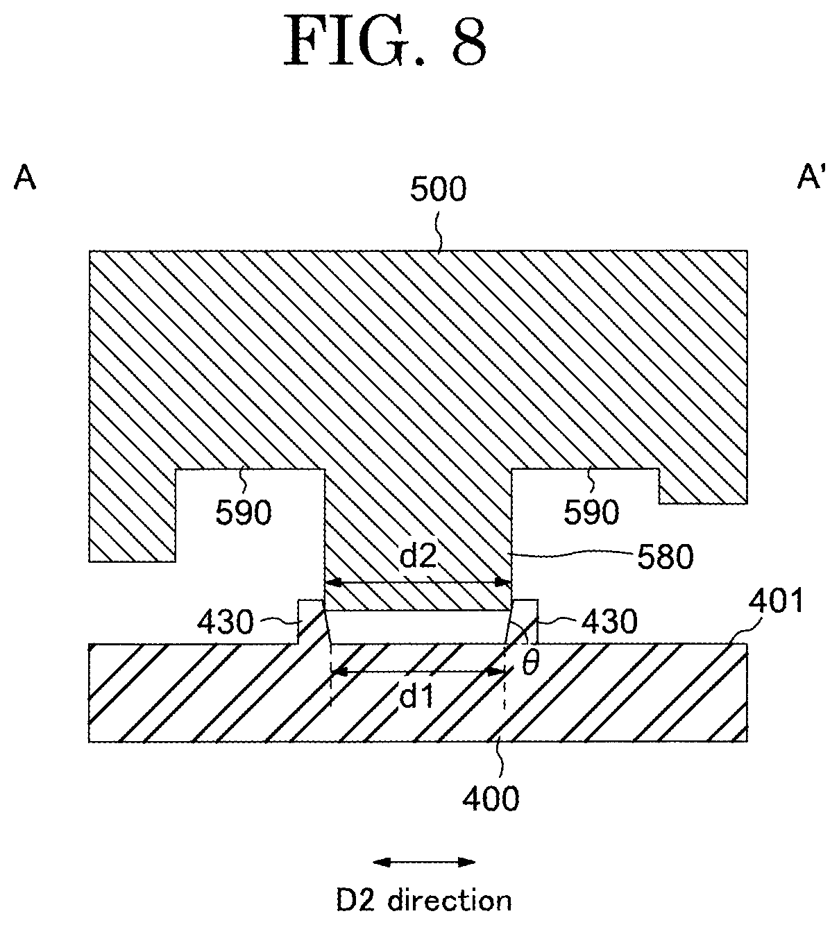 Patent US12620378 Figure 8 – Keyboard unit