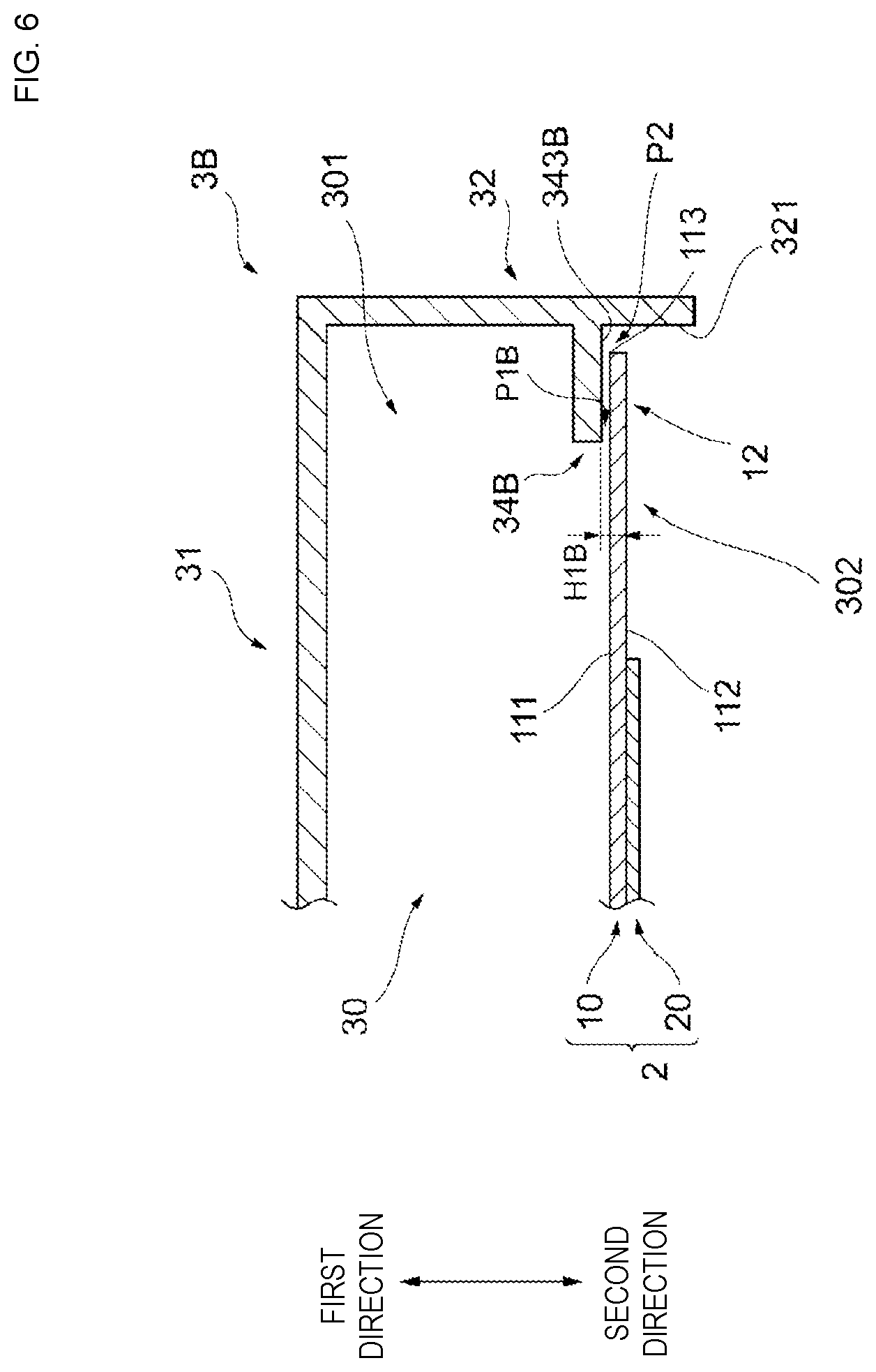Patent US12620382 Figure 6 – Piezoelectric sound component having a case with stepped portion