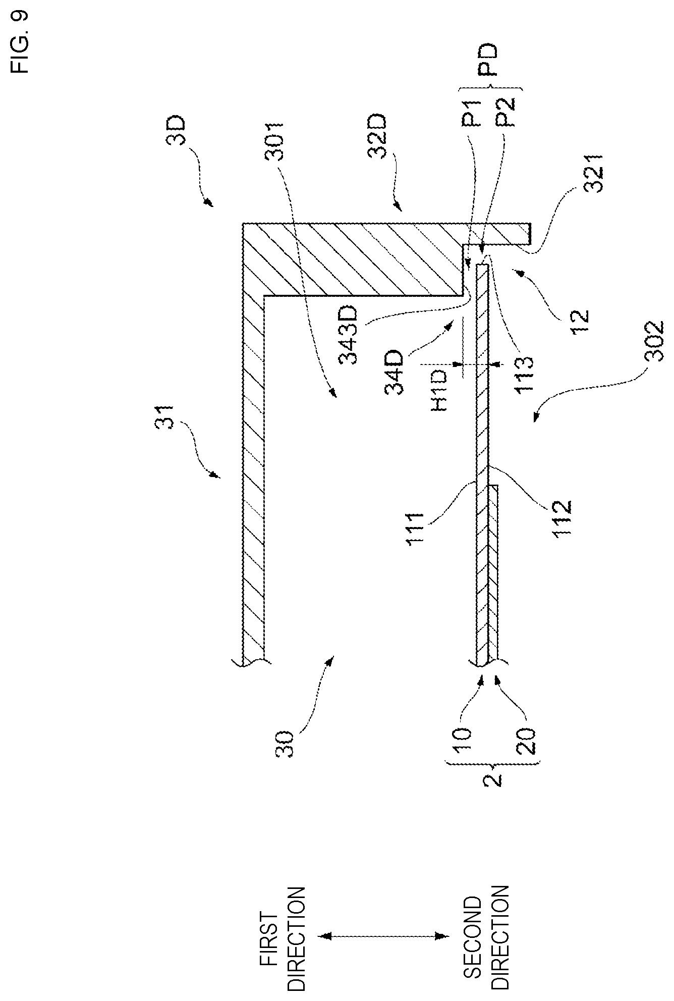 Patent US12620382 Figure 9 – Piezoelectric sound component having a case with stepped portion
