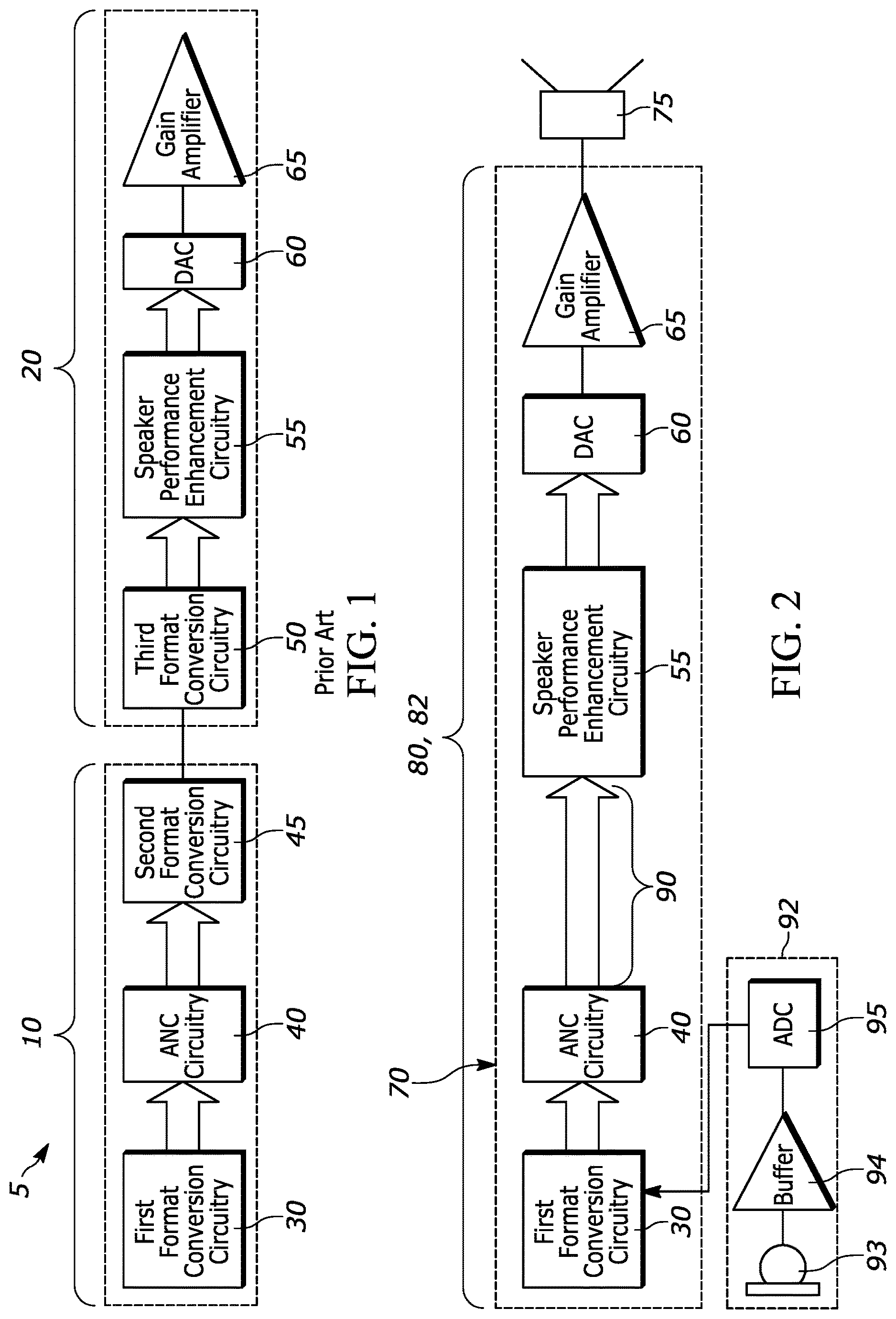 Patent US12620385 — Low latency audio processing system having active noise cancellation for ear-worn hearing device — Figure 1
