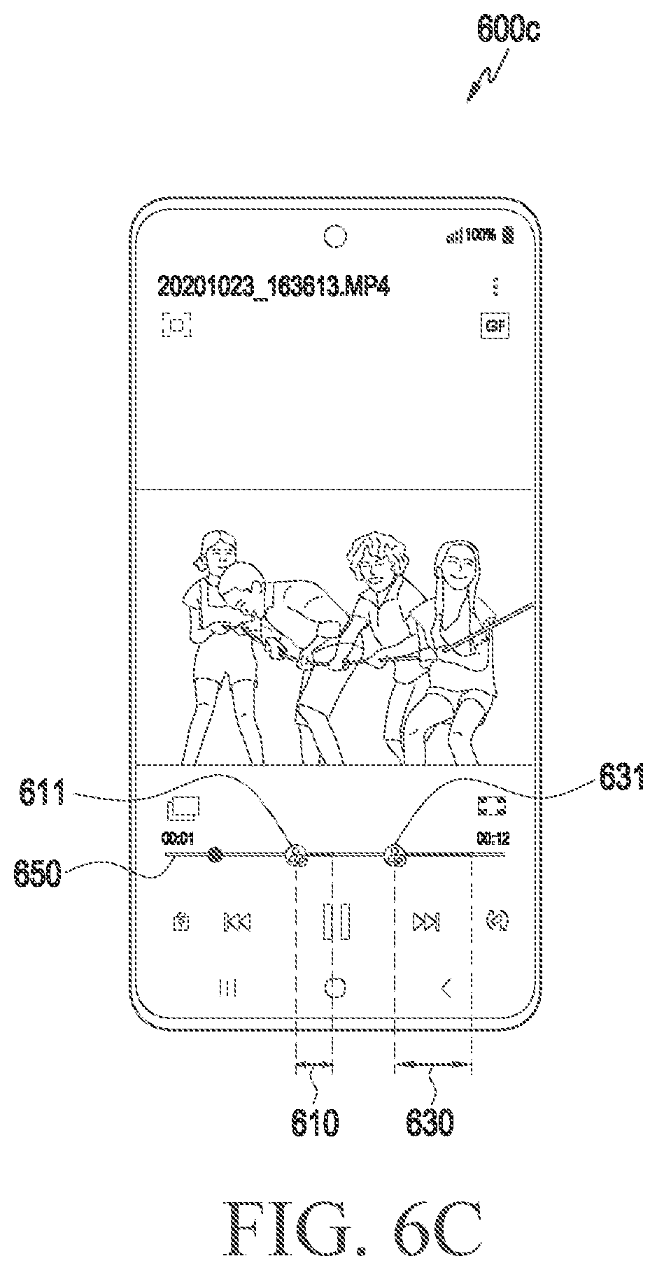 Patent US12620398 Figure 8 – Electronic device stores tag information of content