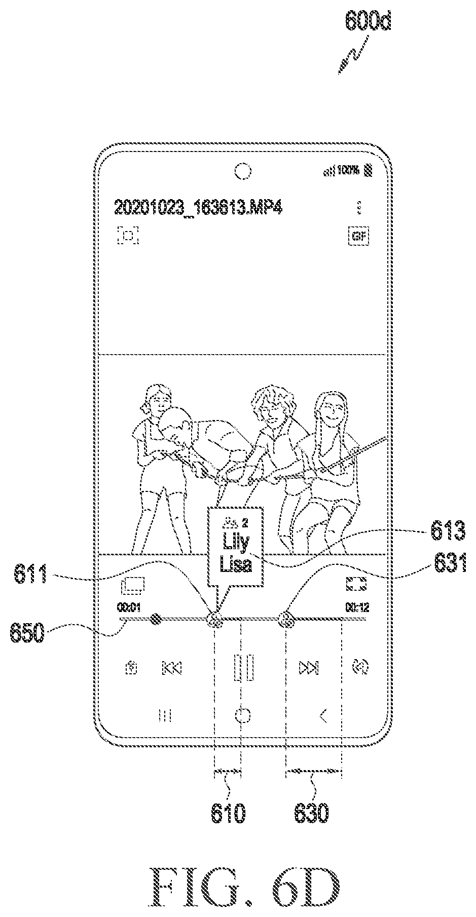 Patent US12620398 Figure 9 – Electronic device stores tag information of content