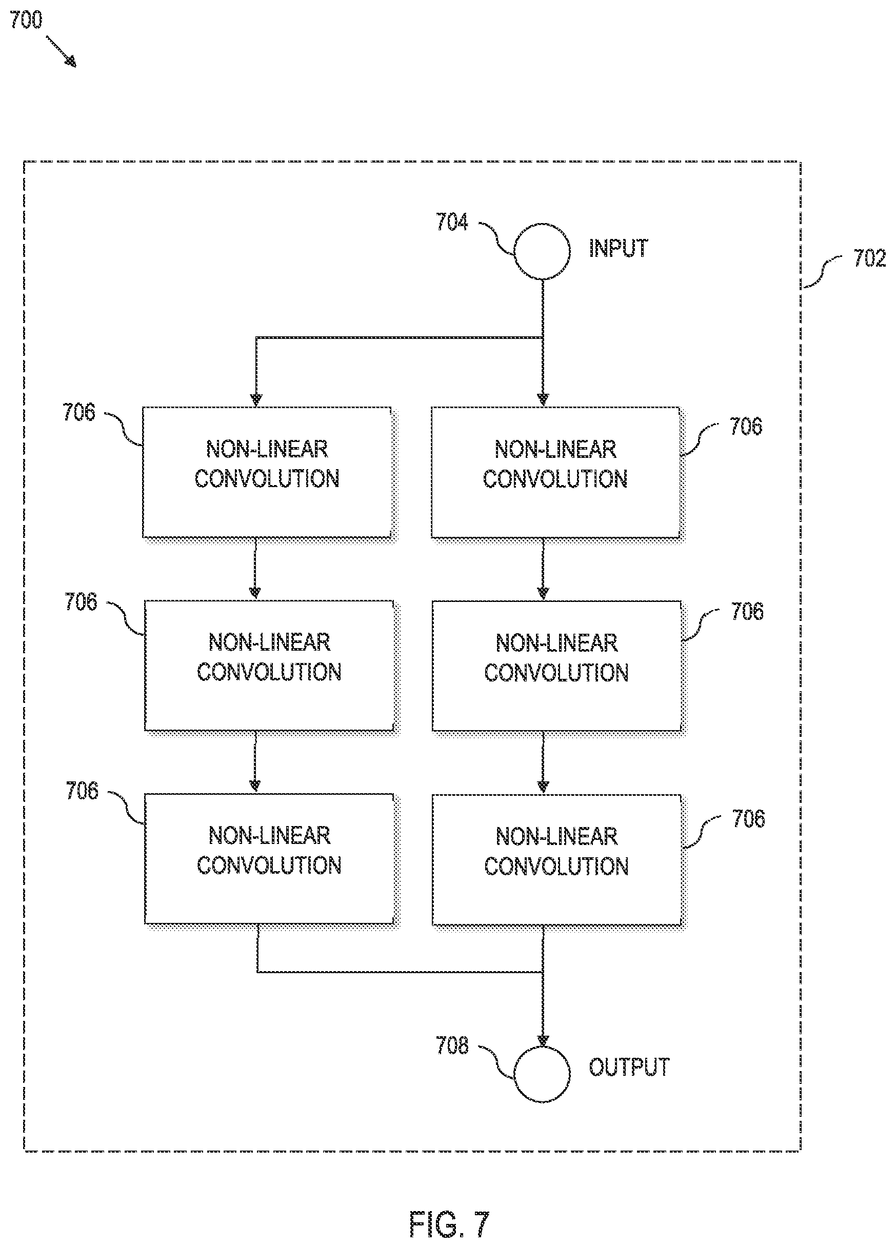 Patent US12620407 Figure 7 – Neural modeler of audio systems