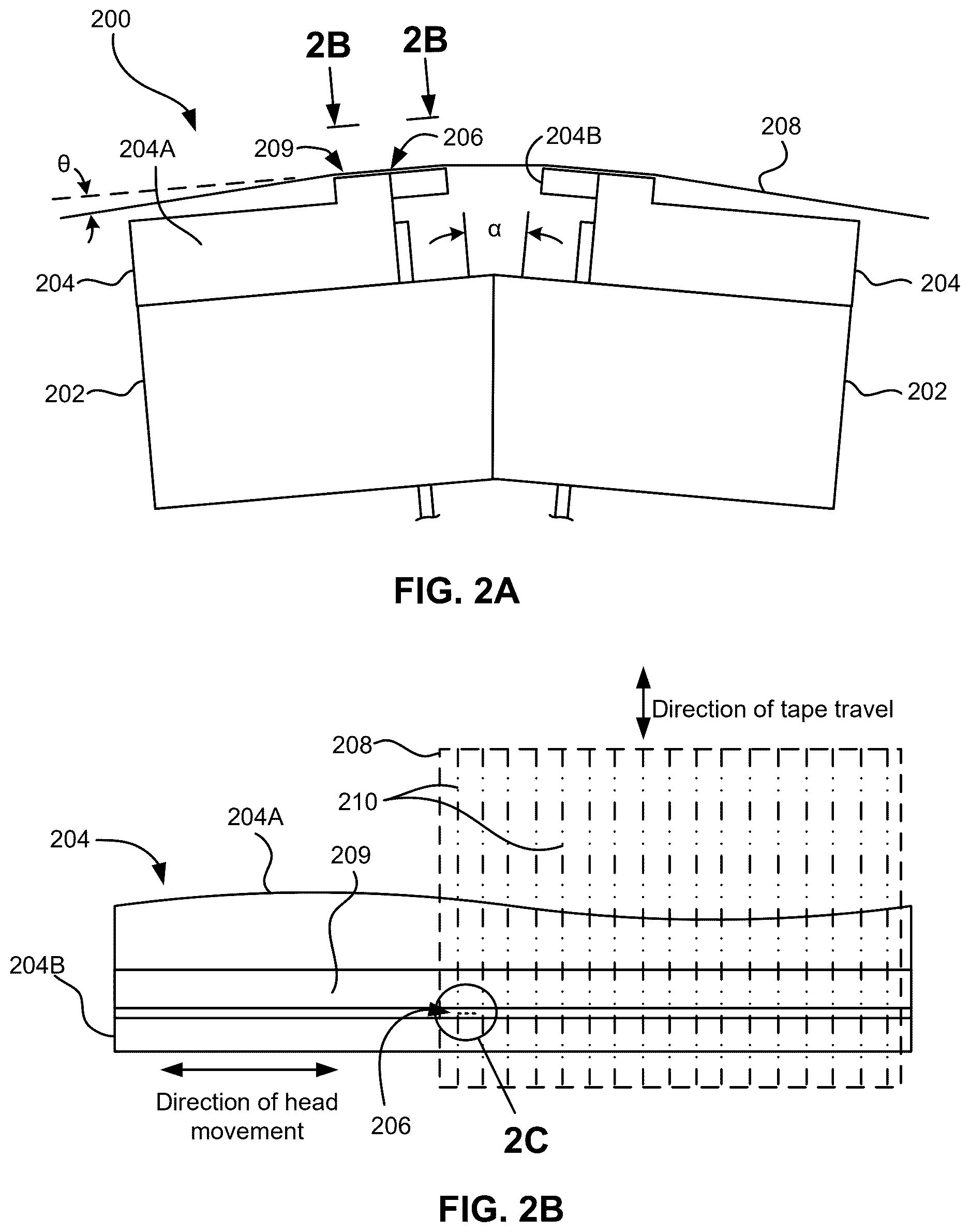 Patent US12620411 Figure 2 – Writer having laterally decoupled pole sections