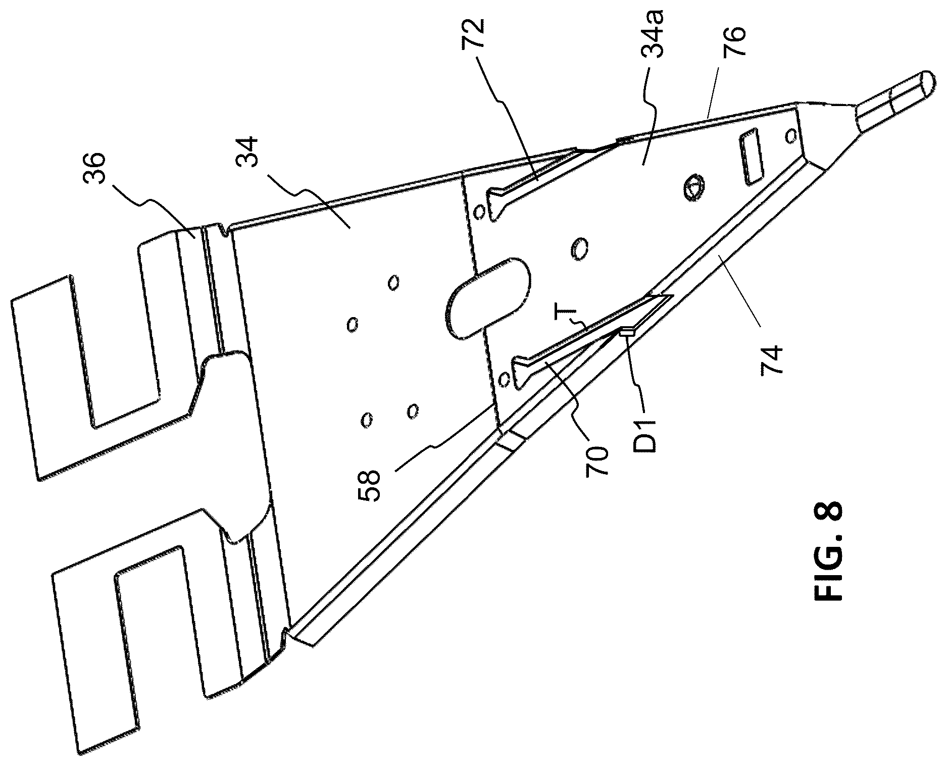 Patent US12620413 Figure 5 – Profile shape control for gimbal assembly