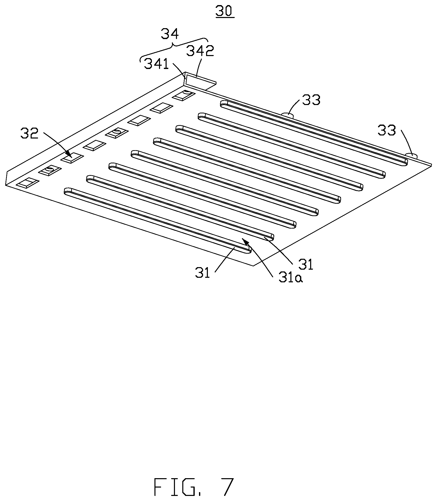 Patent US12620420 Figure 7 – Fixing device for date storages and host having the same