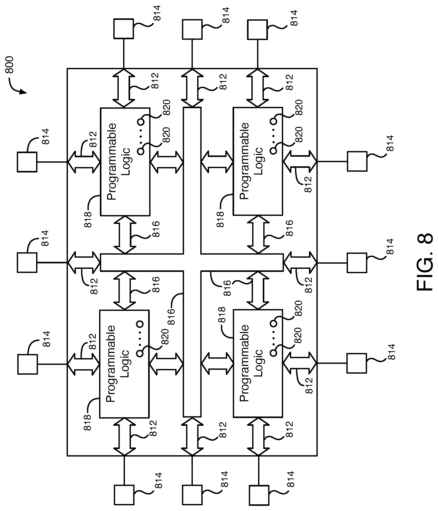 Patent US12620423 Figure 7 – Circuits and methods for sub-bank sharing of external interfaces
