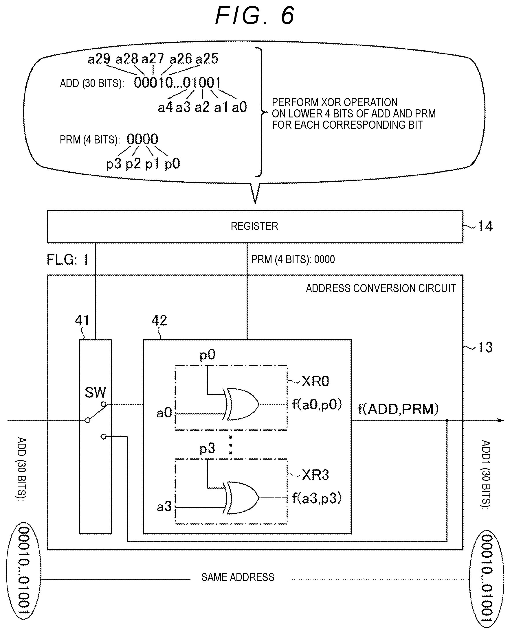 Patent US12620427 Figure 6 – Storage device and driving method of storage device based on address conversion