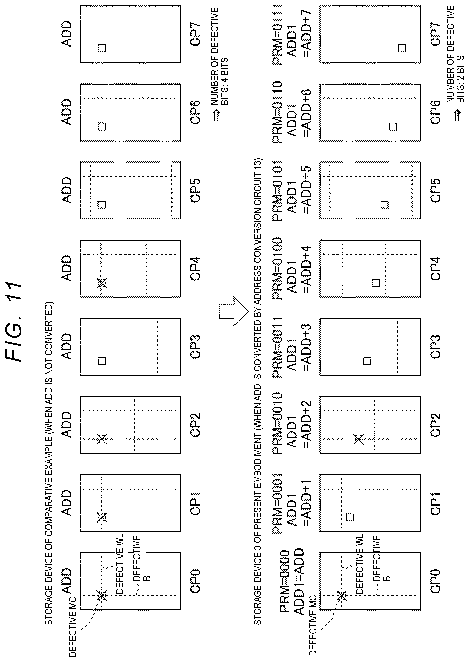 Patent US12620427 Figure 11 – Storage device and driving method of storage device based on address conversion