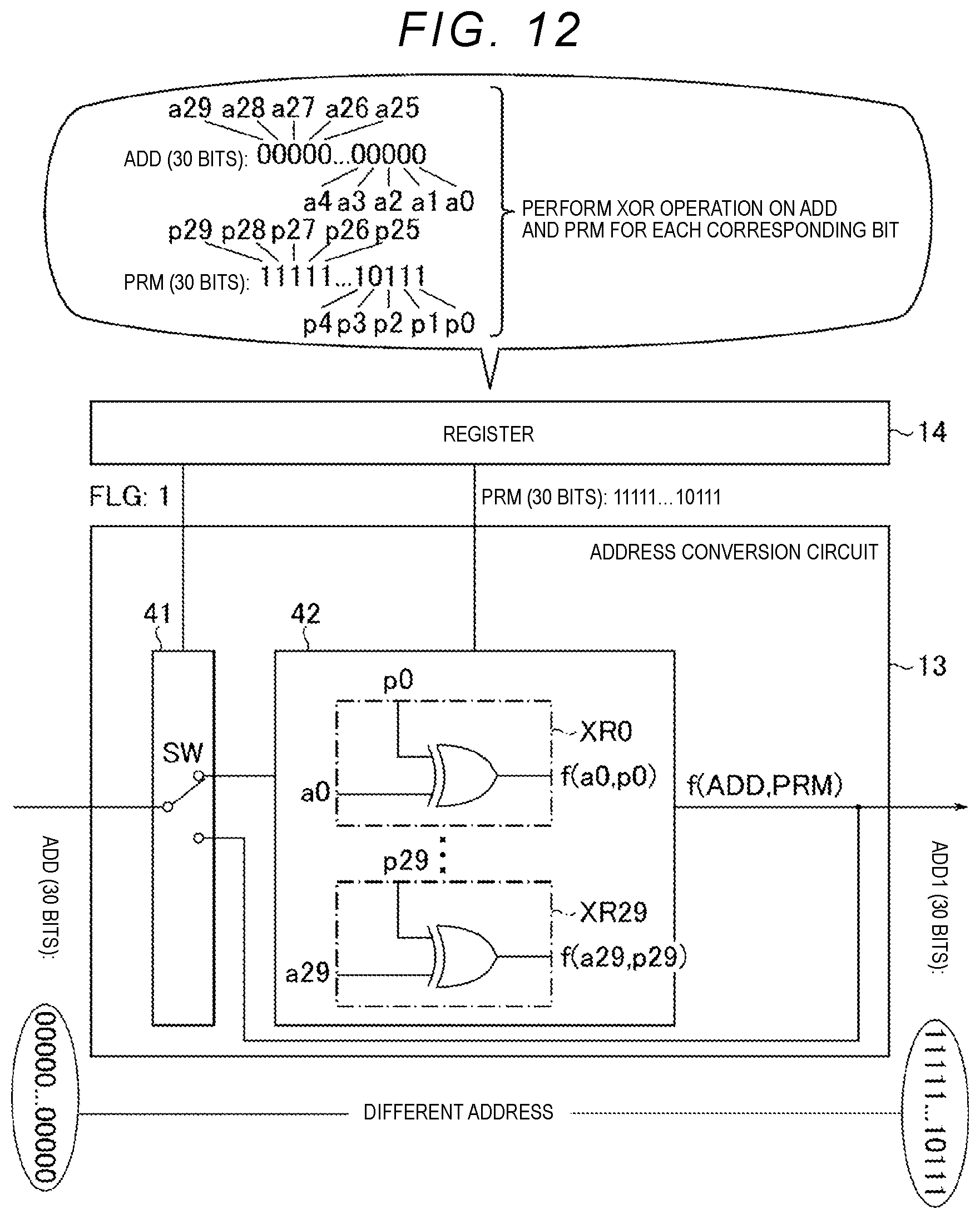 Patent US12620427 Figure 12 – Storage device and driving method of storage device based on address conversion