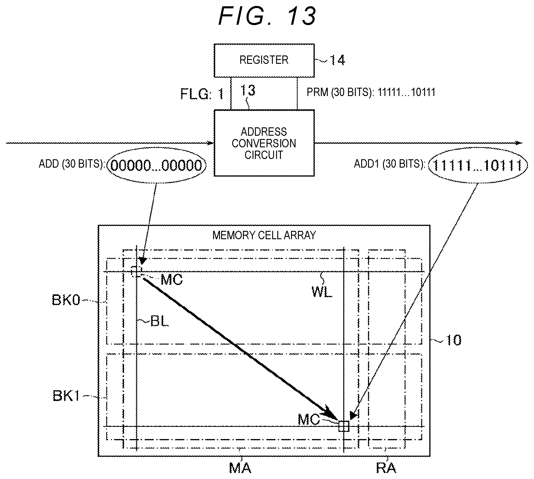 Patent US12620427 Figure 13 – Storage device and driving method of storage device based on address conversion