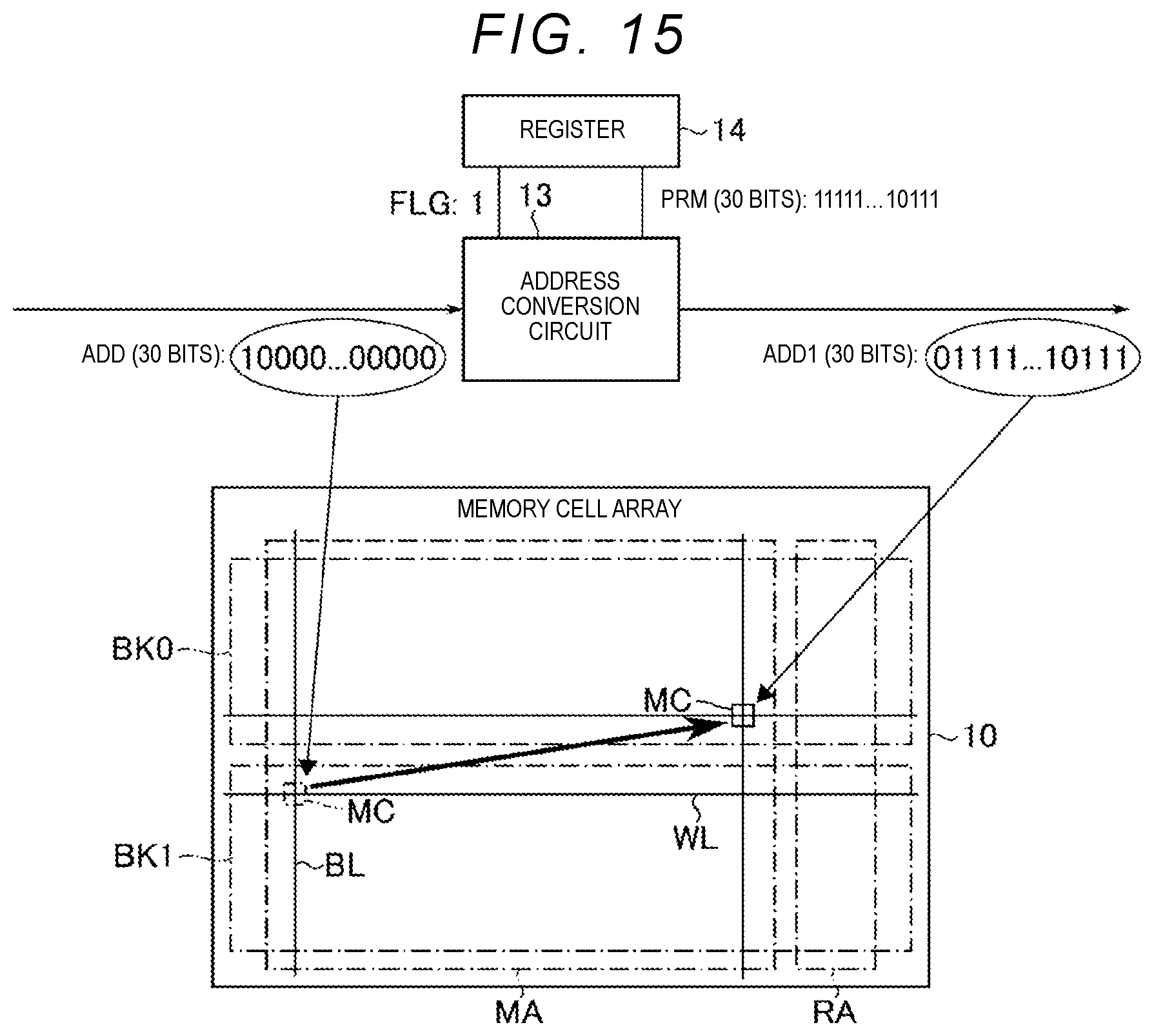 Patent US12620427 Figure 15 – Storage device and driving method of storage device based on address conversion