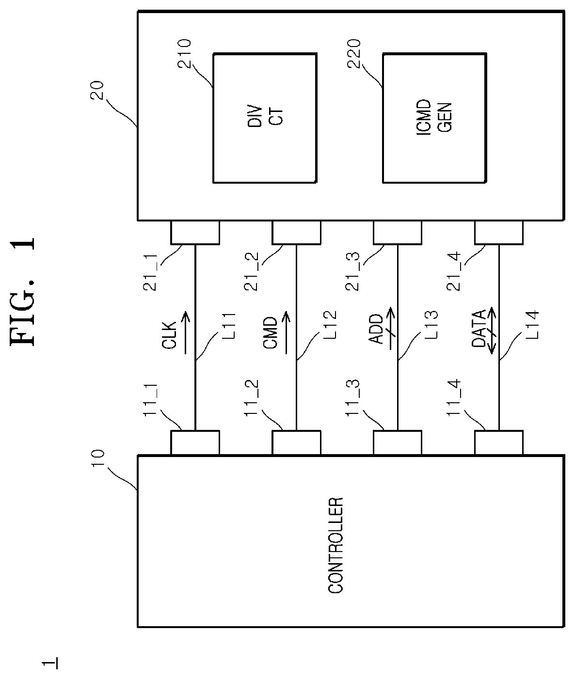 Patent US12620433 Figure 1 – Semiconductor device and semiconductor system related to compensating for the generation timing of an internal command
