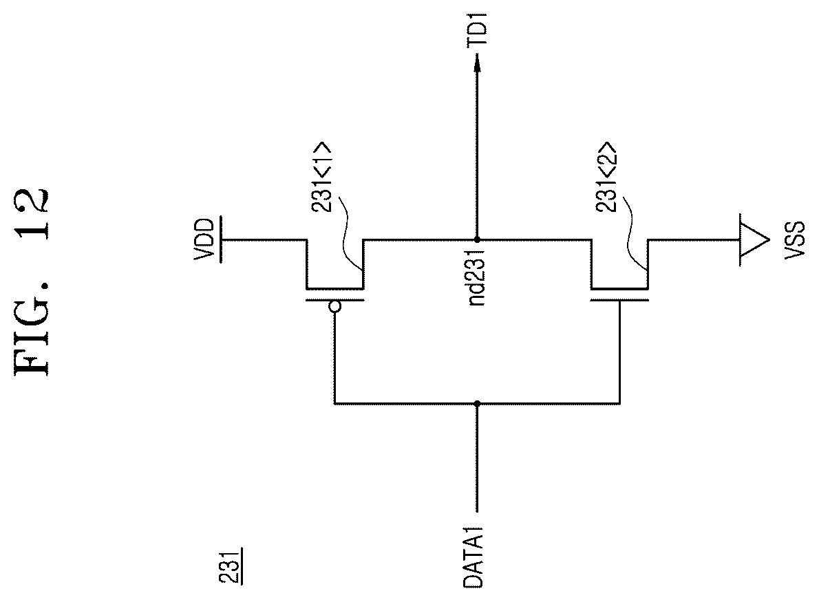 Patent US12620435 Figure 12 – Semiconductor system for inputting and outputting data