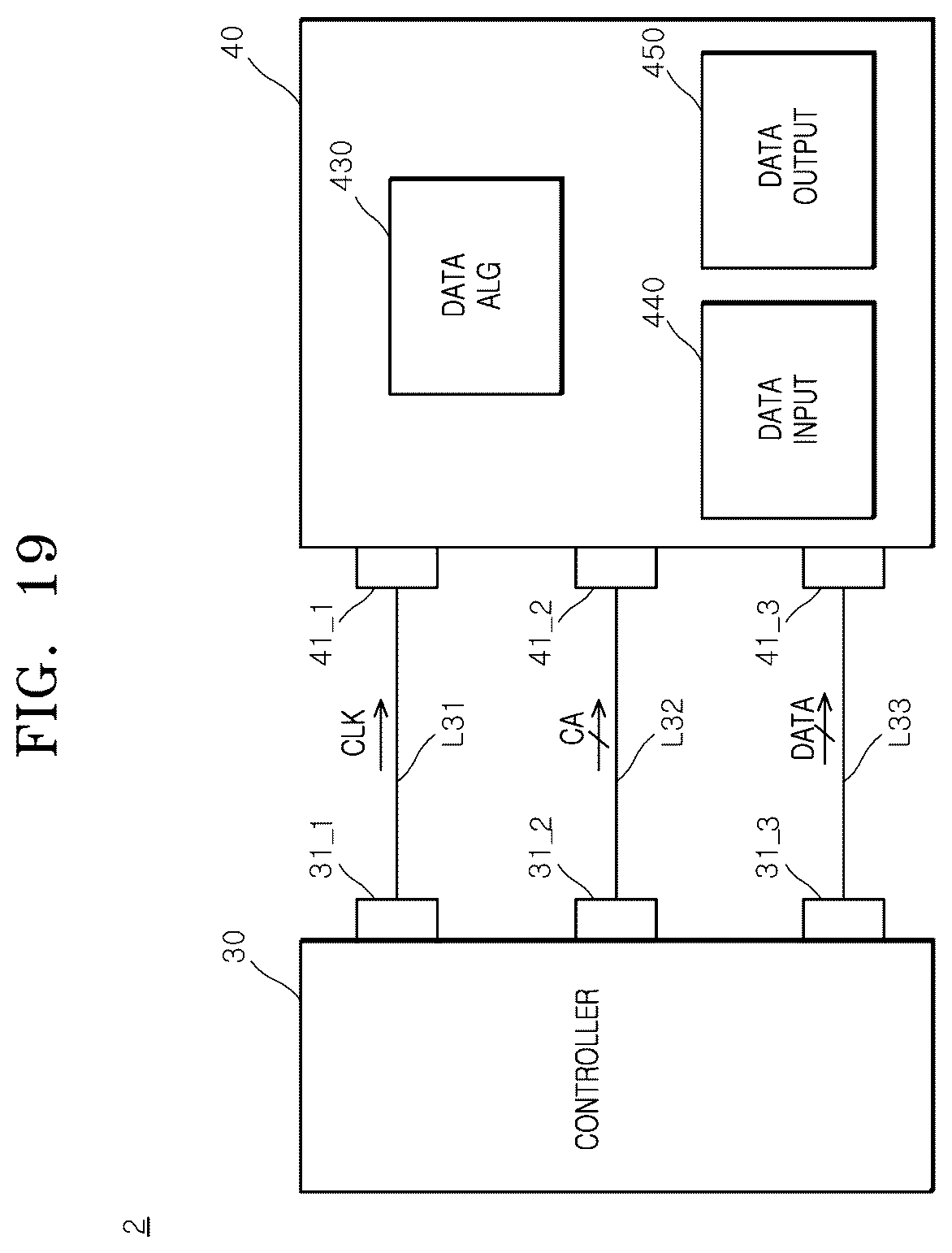 Patent US12620435 Figure 19 – Semiconductor system for inputting and outputting data