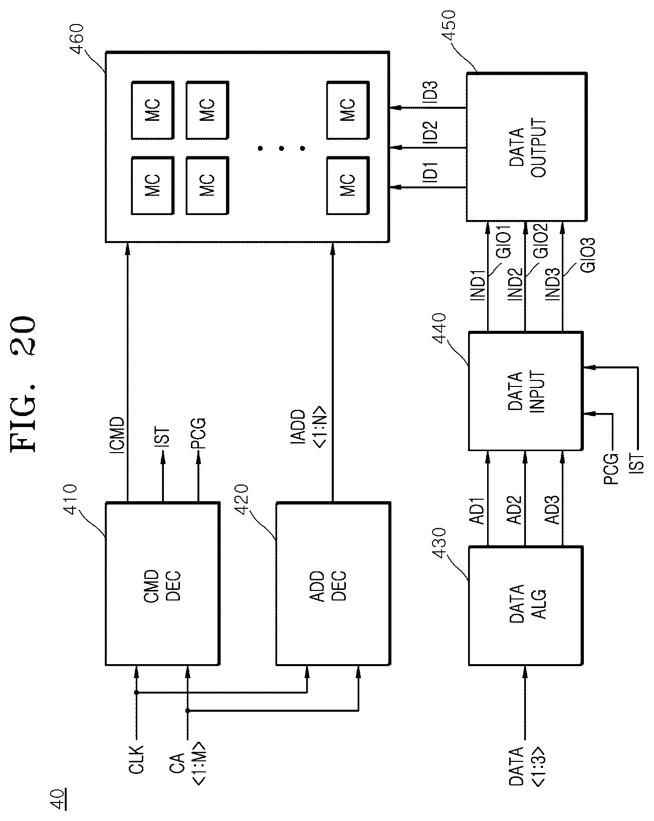 Patent US12620435 Figure 20 – Semiconductor system for inputting and outputting data