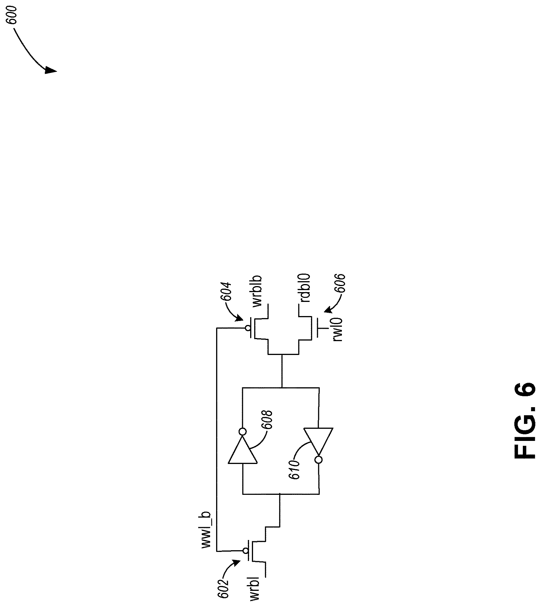 Patent US12620436 Figure 5 – Multi-ported memory array utilizing bitcells with balanced P-N diffusion layouts