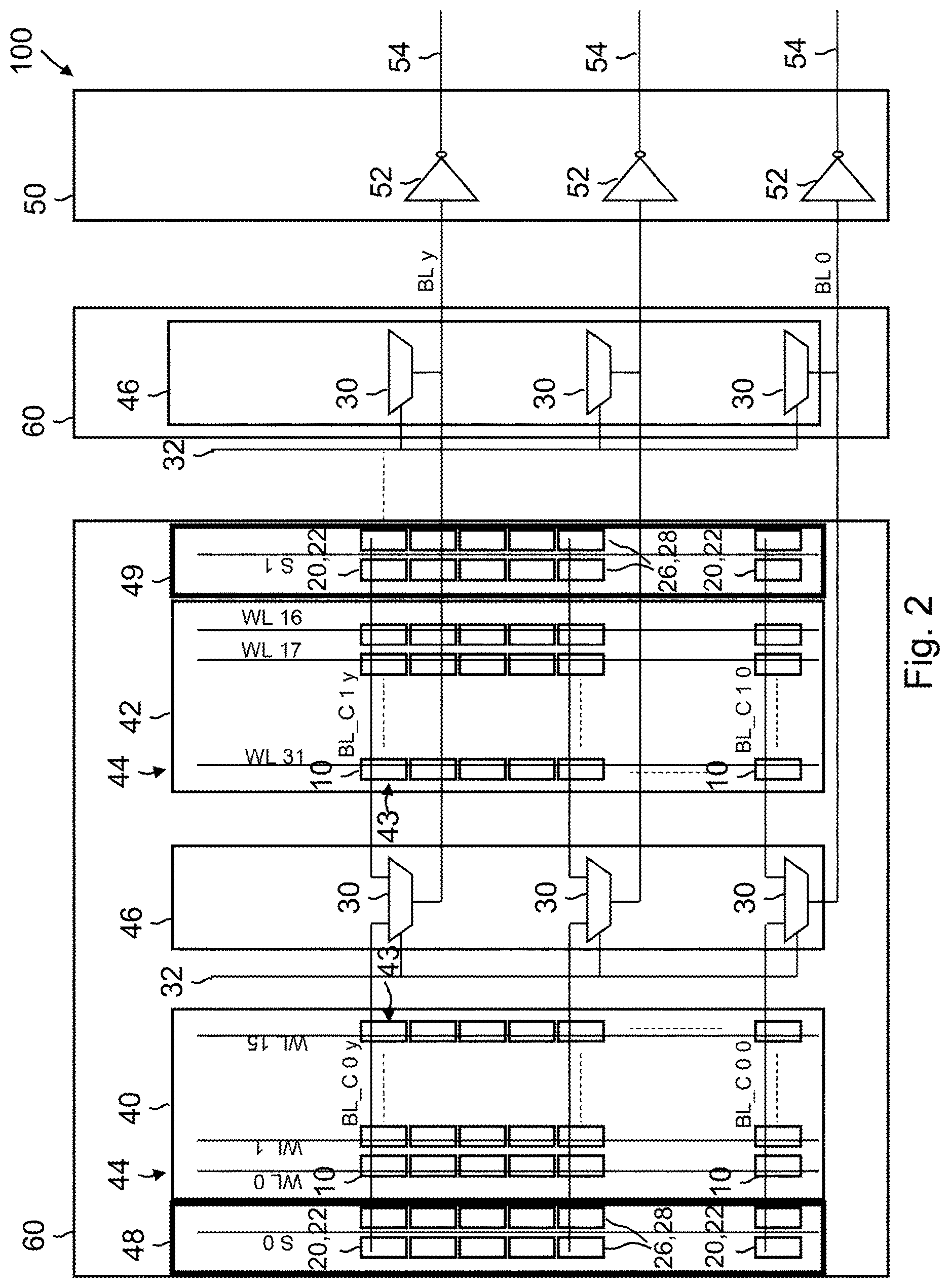 Patent US12620437 Figure 2 – Memory device, assist cell and double assist cell for a memory device