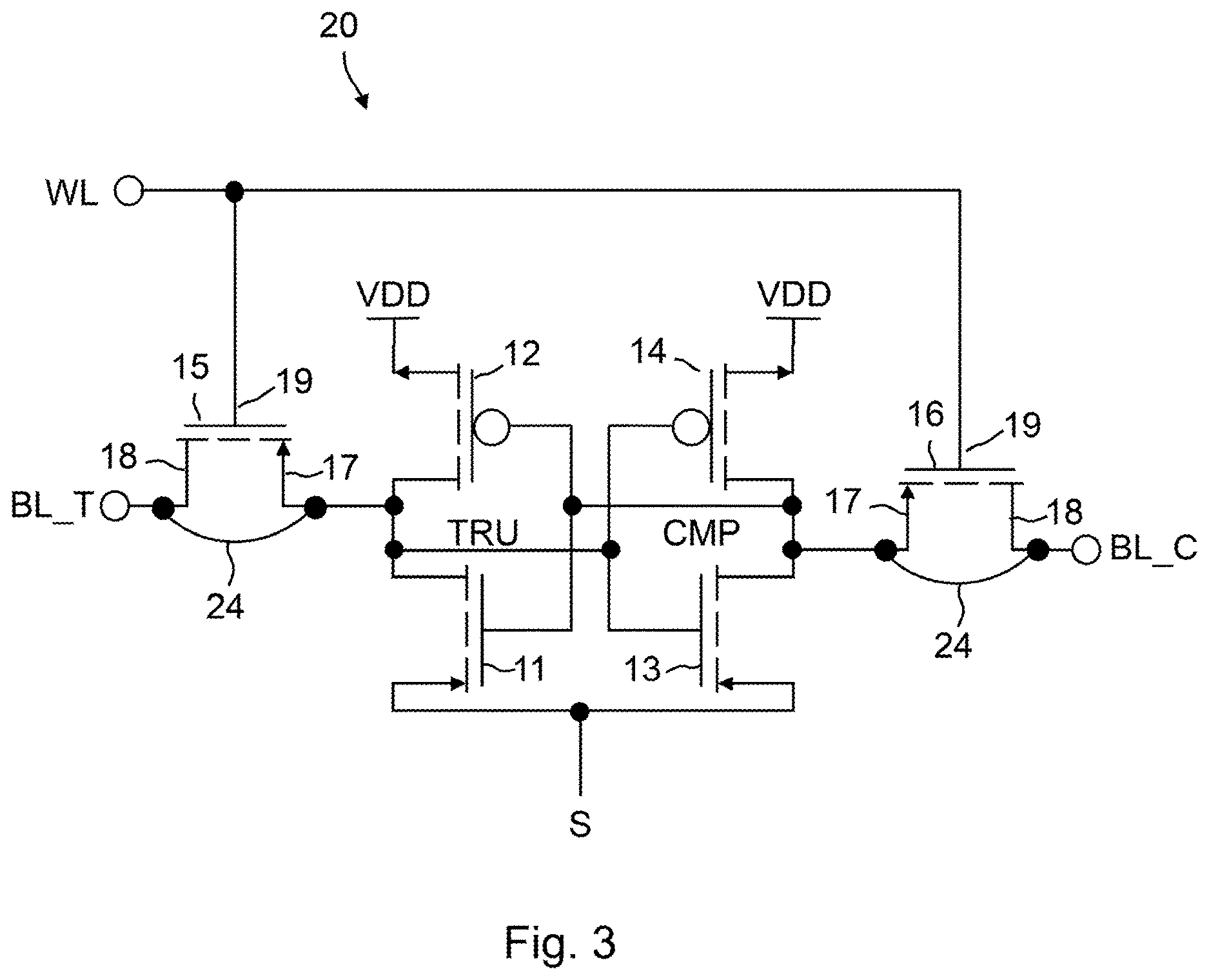 Patent US12620437 Figure 3 – Memory device, assist cell and double assist cell for a memory device