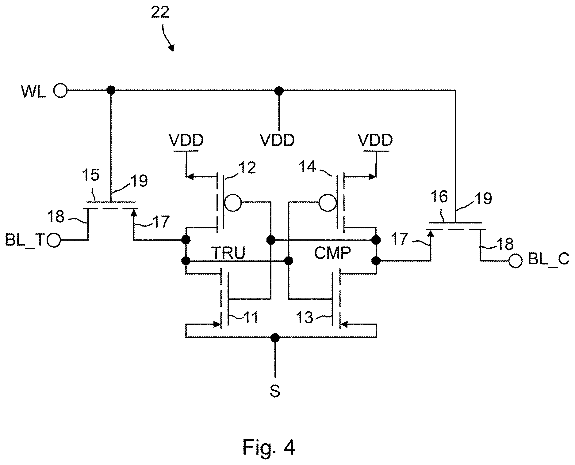 Patent US12620437 Figure 4 – Memory device, assist cell and double assist cell for a memory device