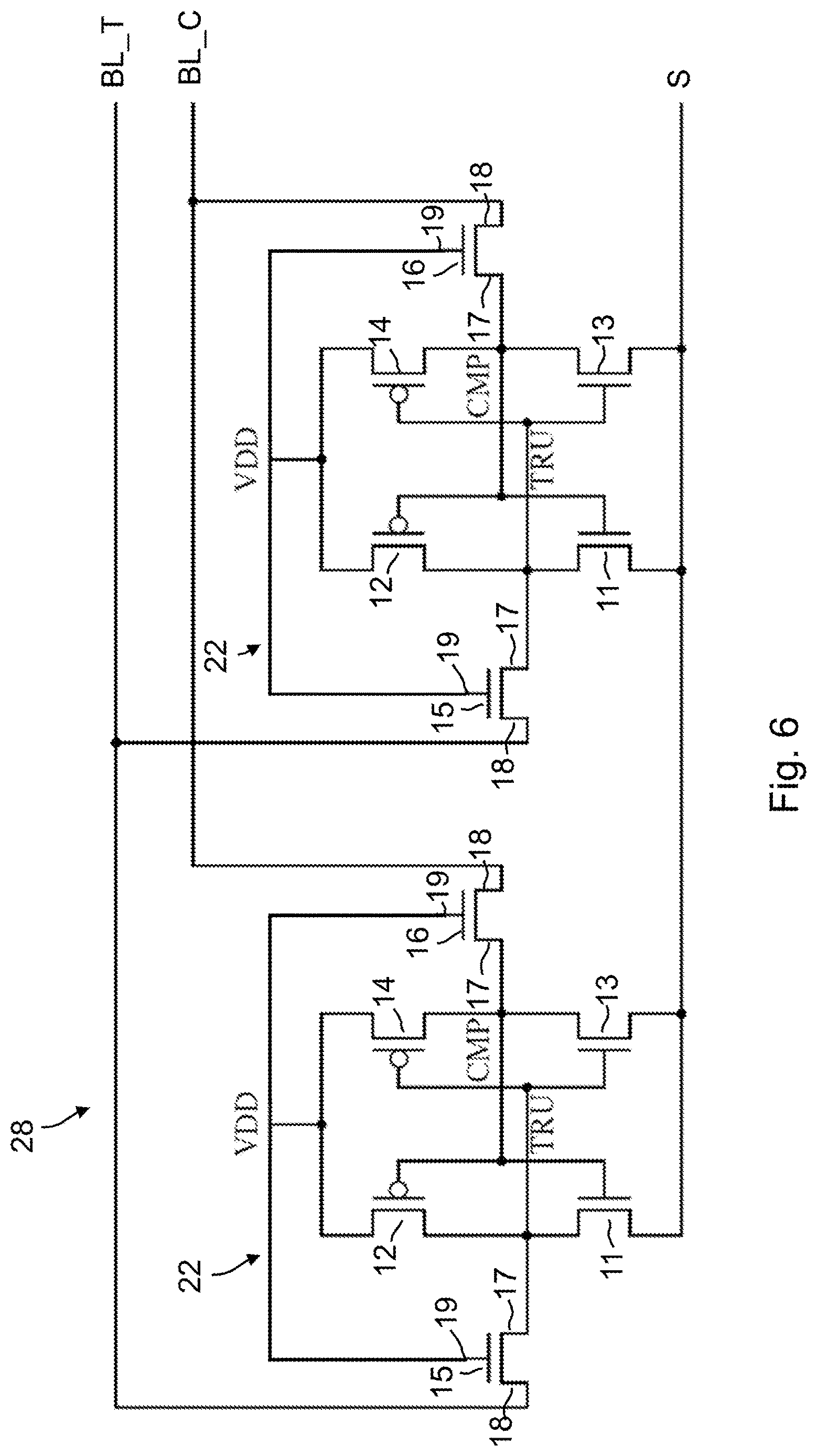 Patent US12620437 Figure 6 – Memory device, assist cell and double assist cell for a memory device