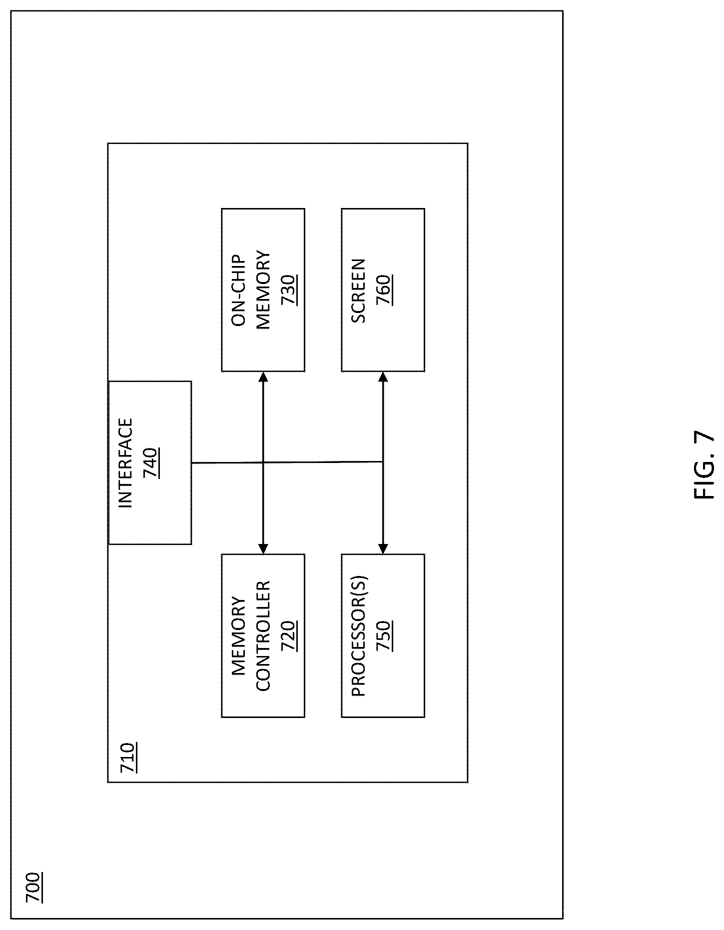 Patent US12620438 Figure 7 – Retention mode low leakage high performance bit line clamping scheme based on an output latch state