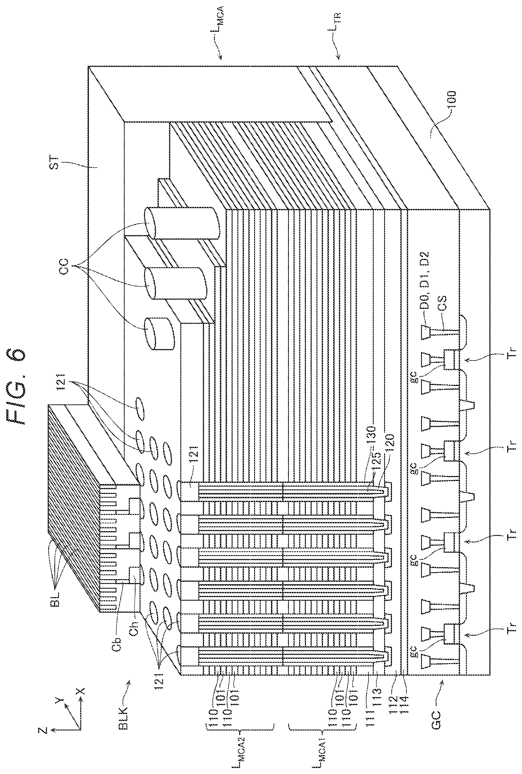 Patent US12620443 Figure 5 – Semiconductor memory device with operation-specific pass voltages