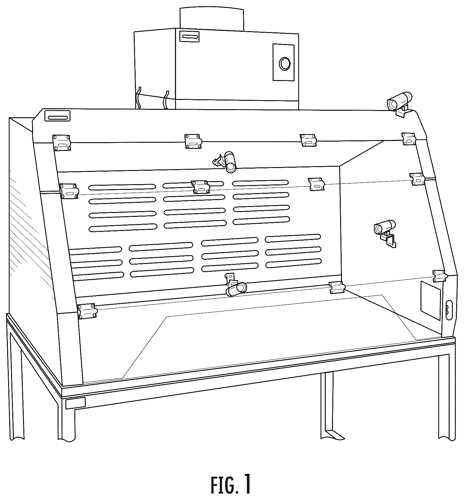 Patent US12620458 Figure 1 – Methods, systems, and computer readable media for automated assessment of aseptic technique of compounding in a compounding hood
