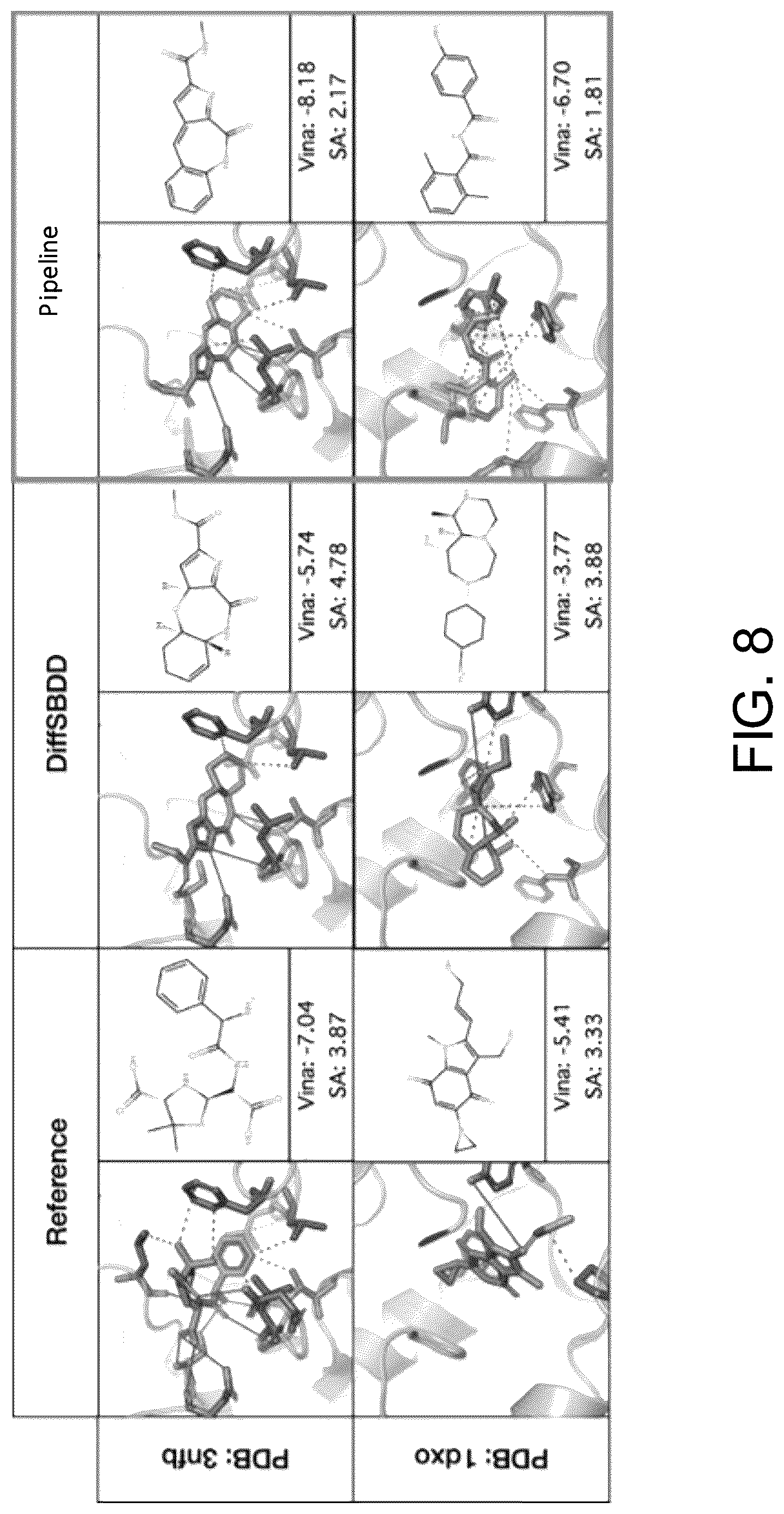 Patent US12620460 Figure 8 – Methods and systems for machine-learning based molecule generation and scoring