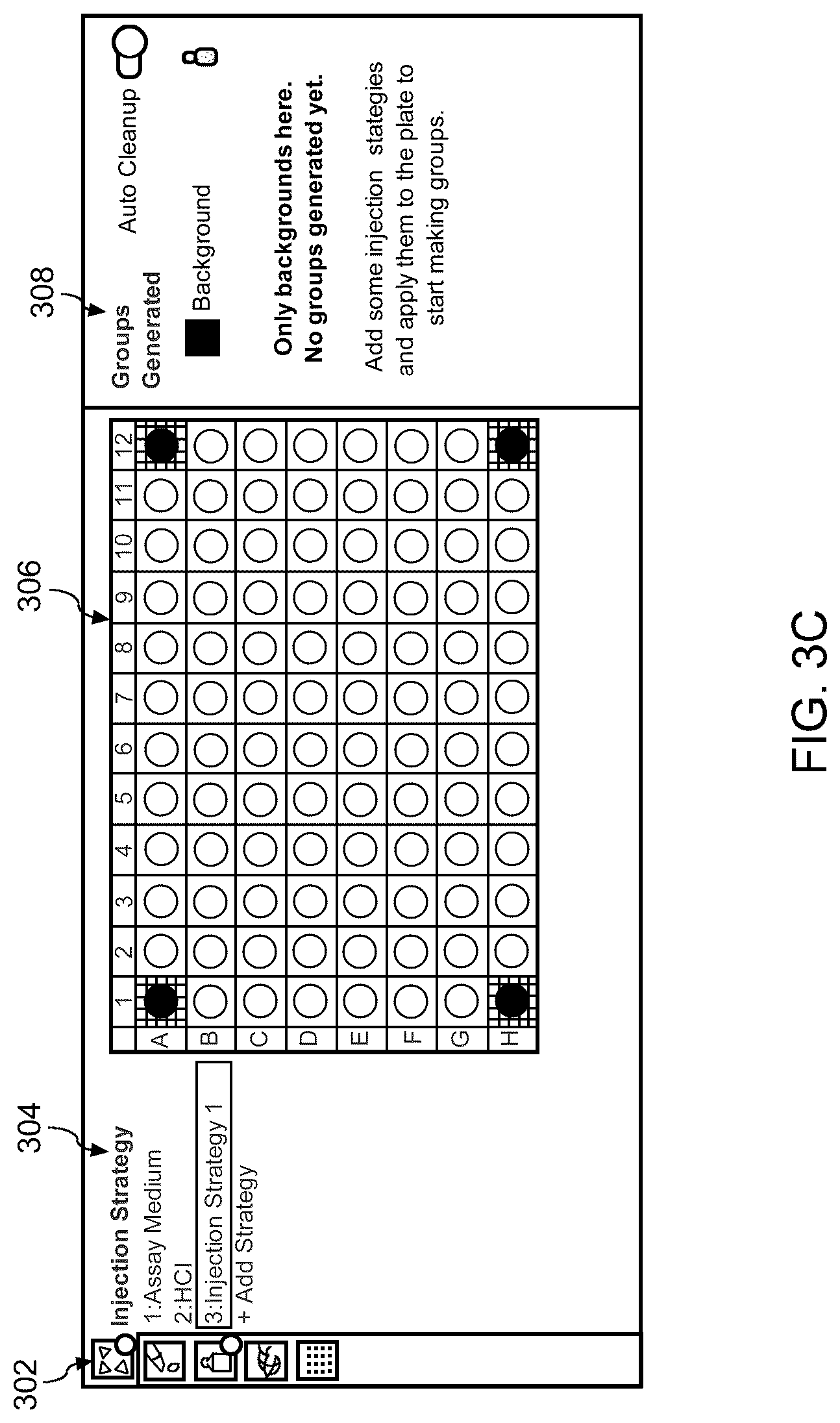 Patent US12620461 Figure 8 – Visual interface for generation of groups and experiment building