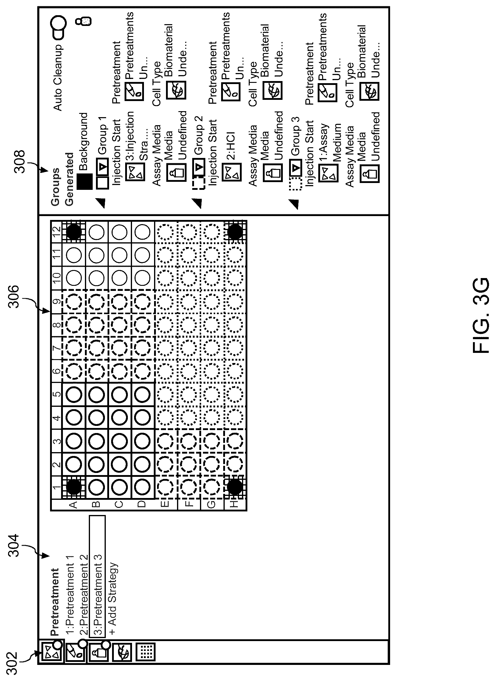 Patent US12620461 Figure 12 – Visual interface for generation of groups and experiment building