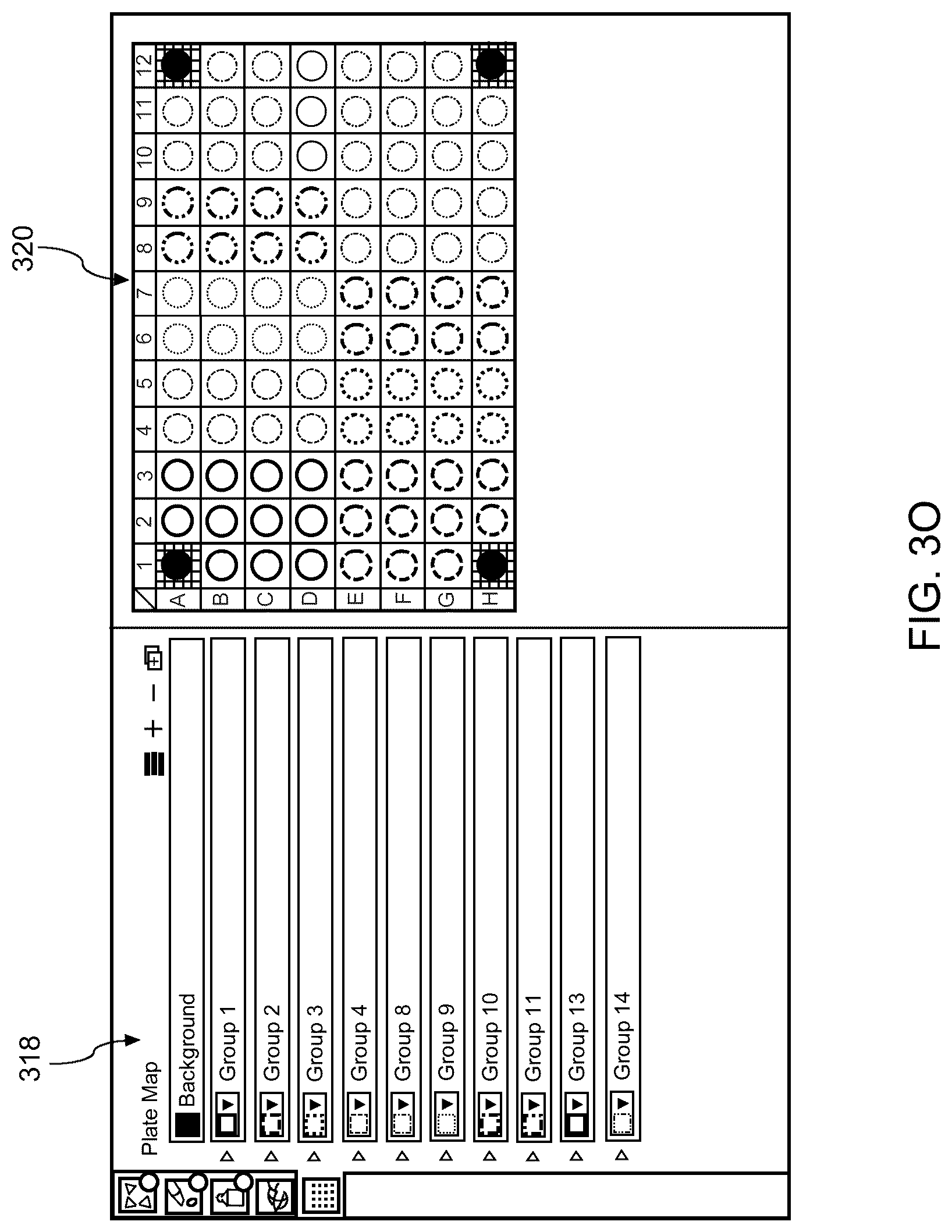 Patent US12620461 Figure 20 – Visual interface for generation of groups and experiment building