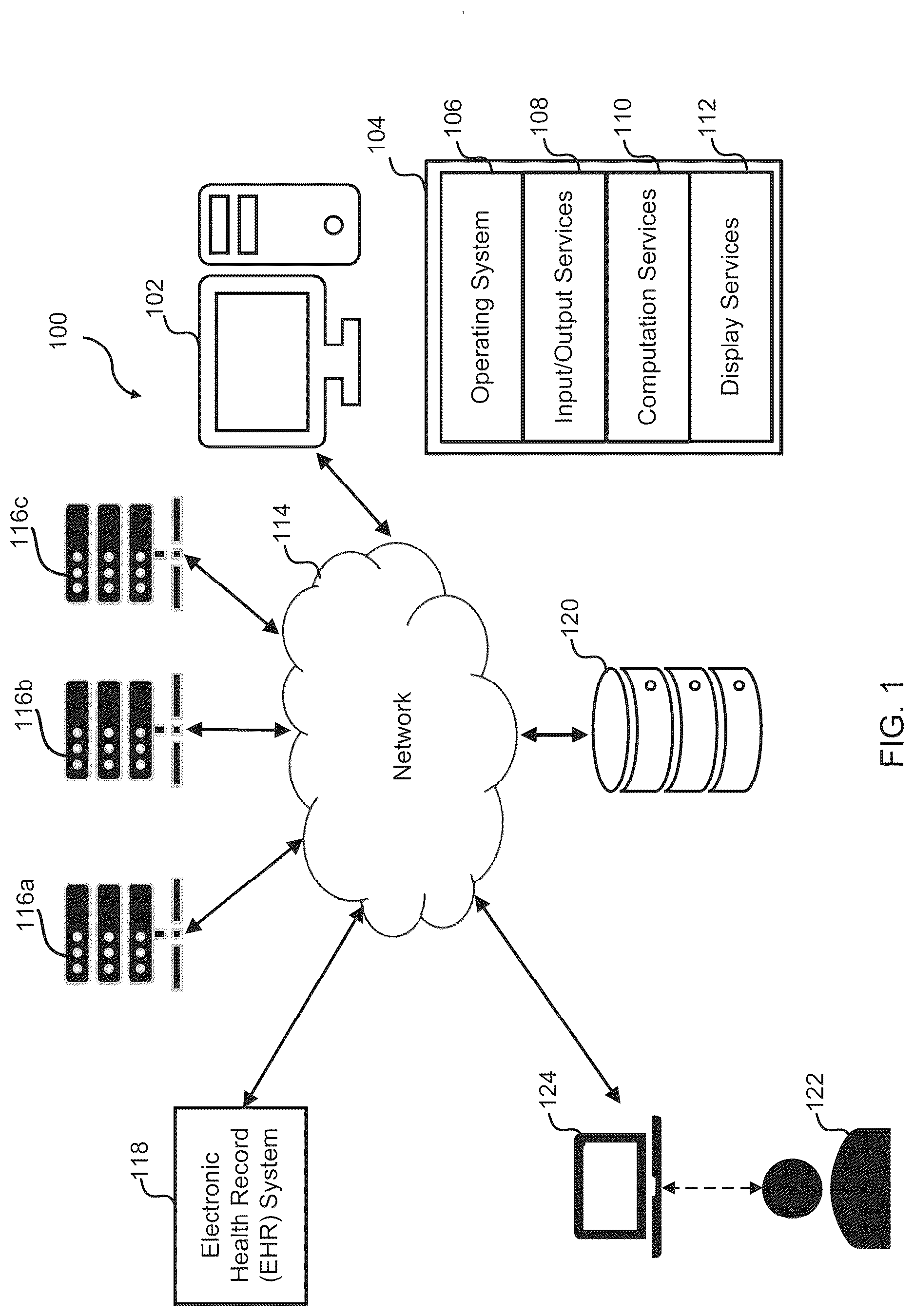 Patent US12620467 — Data extraction and data-structure transformation for improving data accessibility and usage consistency — Figure 1