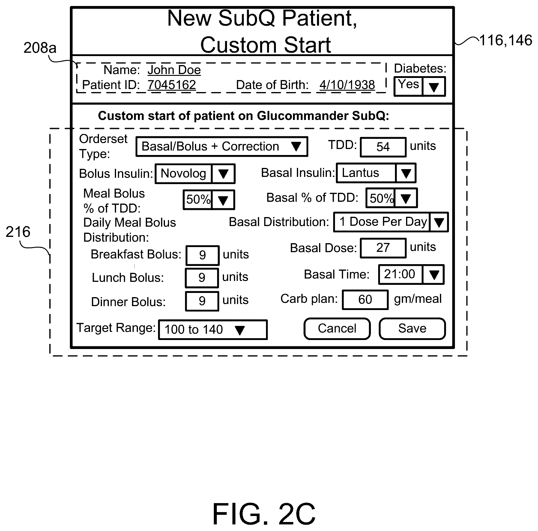Patent US12620473 Figure 6 – Method and dosing controller for administering a correction dose of insulin
