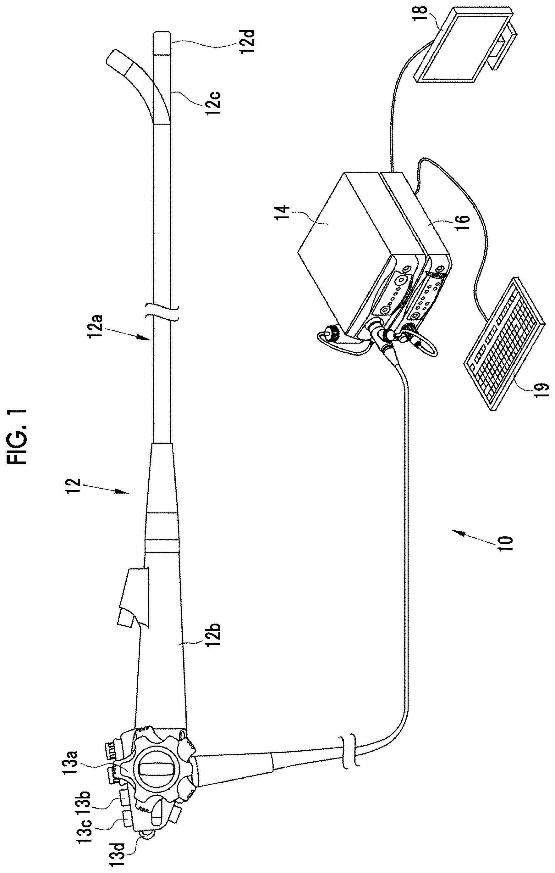 Patent US12620474 Figure 1 – Medical image processing apparatus, endoscope system, method of operating medical image processing apparatus, and non-transitory computer readable medium