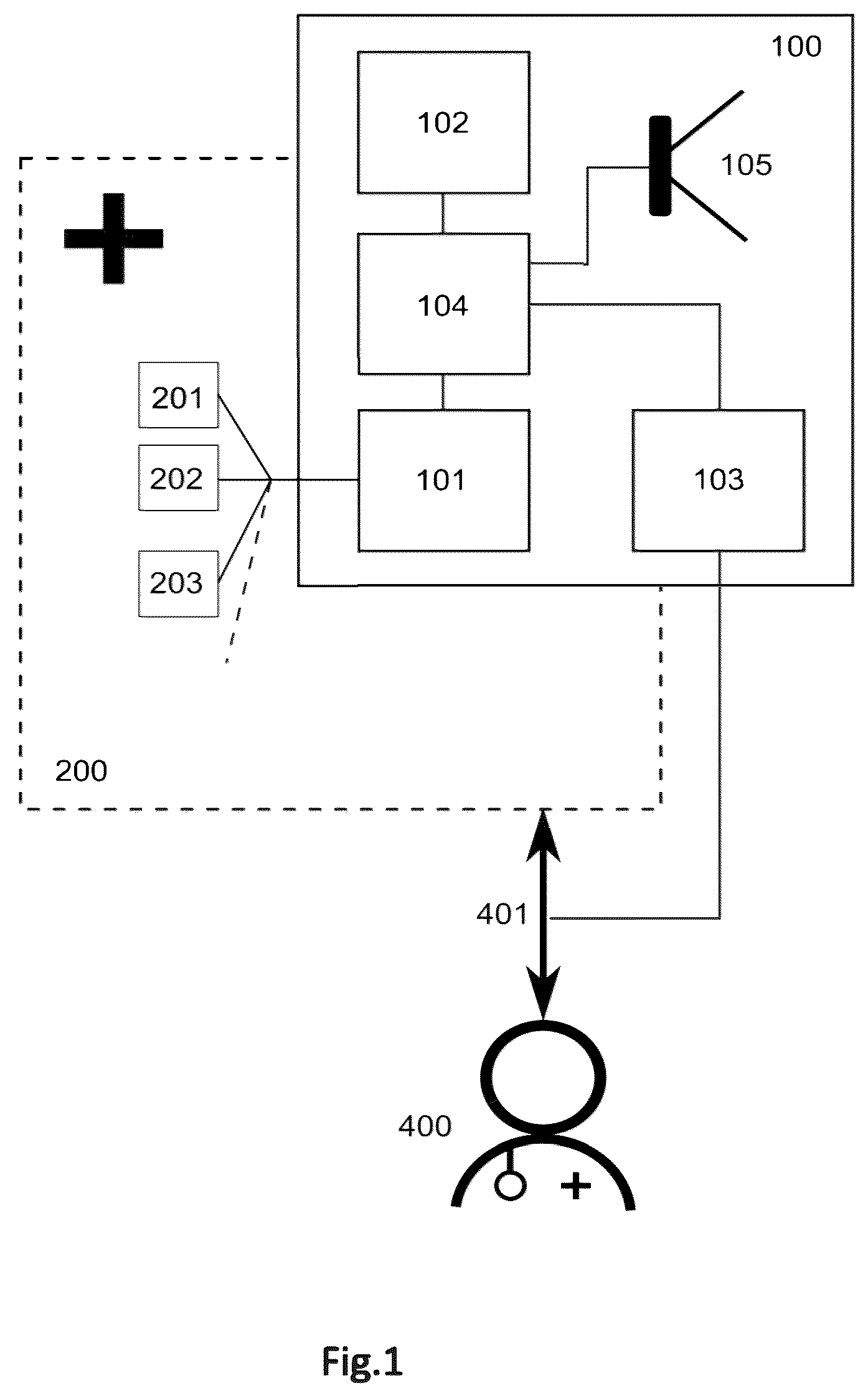 Patent US12620482 Figure 1 – Signaling device for medical devices and procedures