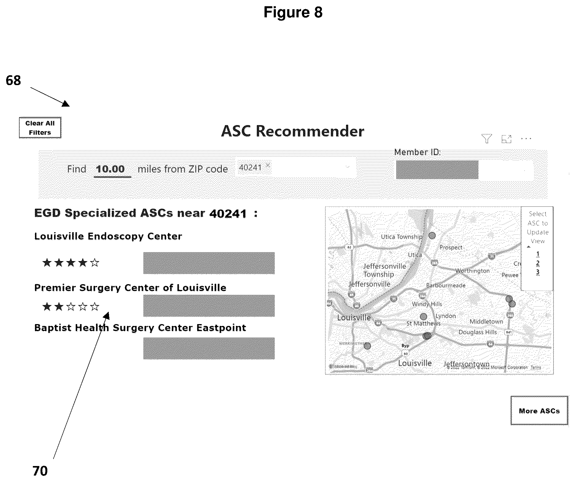 Patent US12620485 Figure 10 – Encoded graphical modeling system and method for matching patients or members needing a particular medical procedure or other health intervention with healthcare facilities or providers