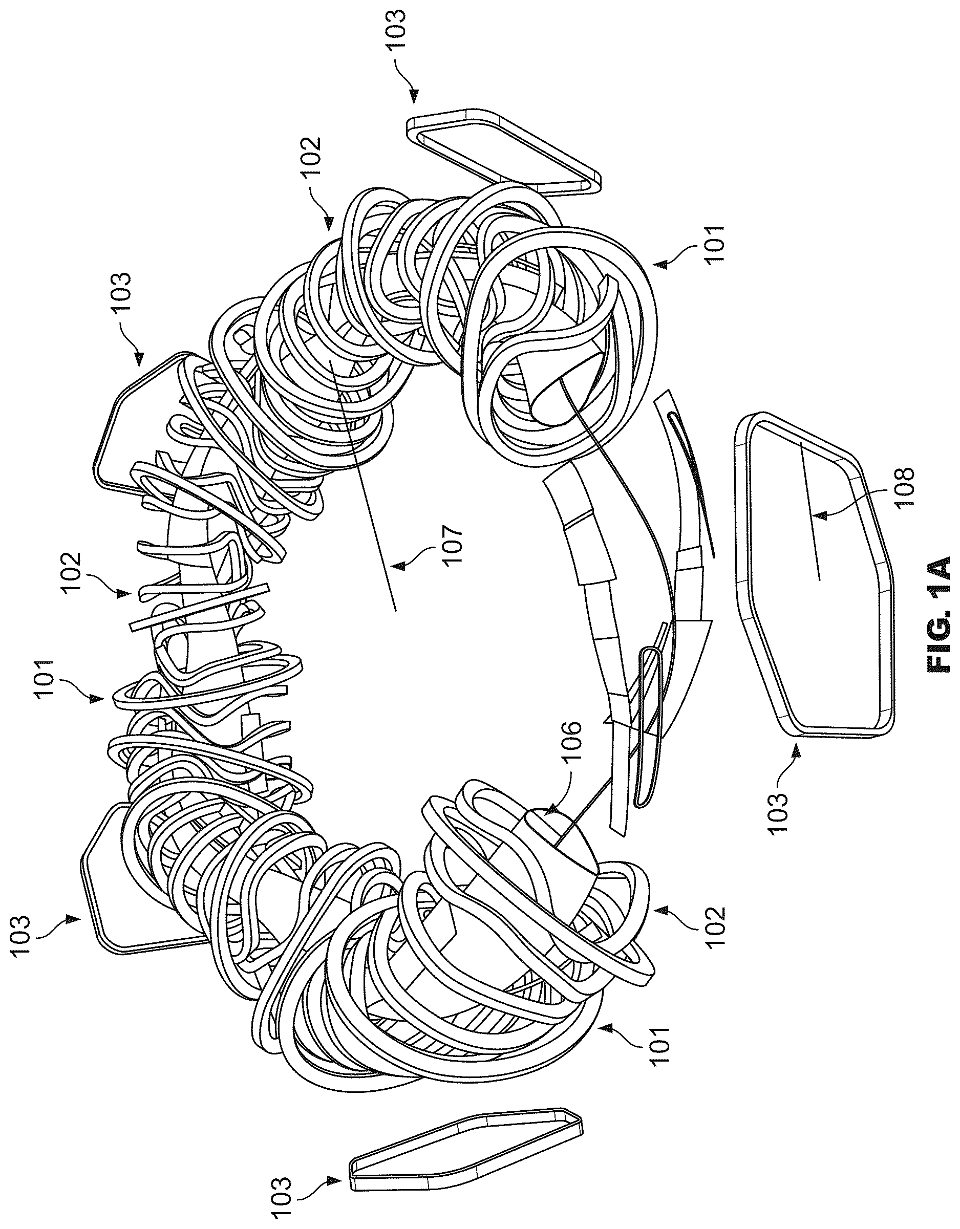 Patent US12620498 Figure 1 – Planar coil stellarator