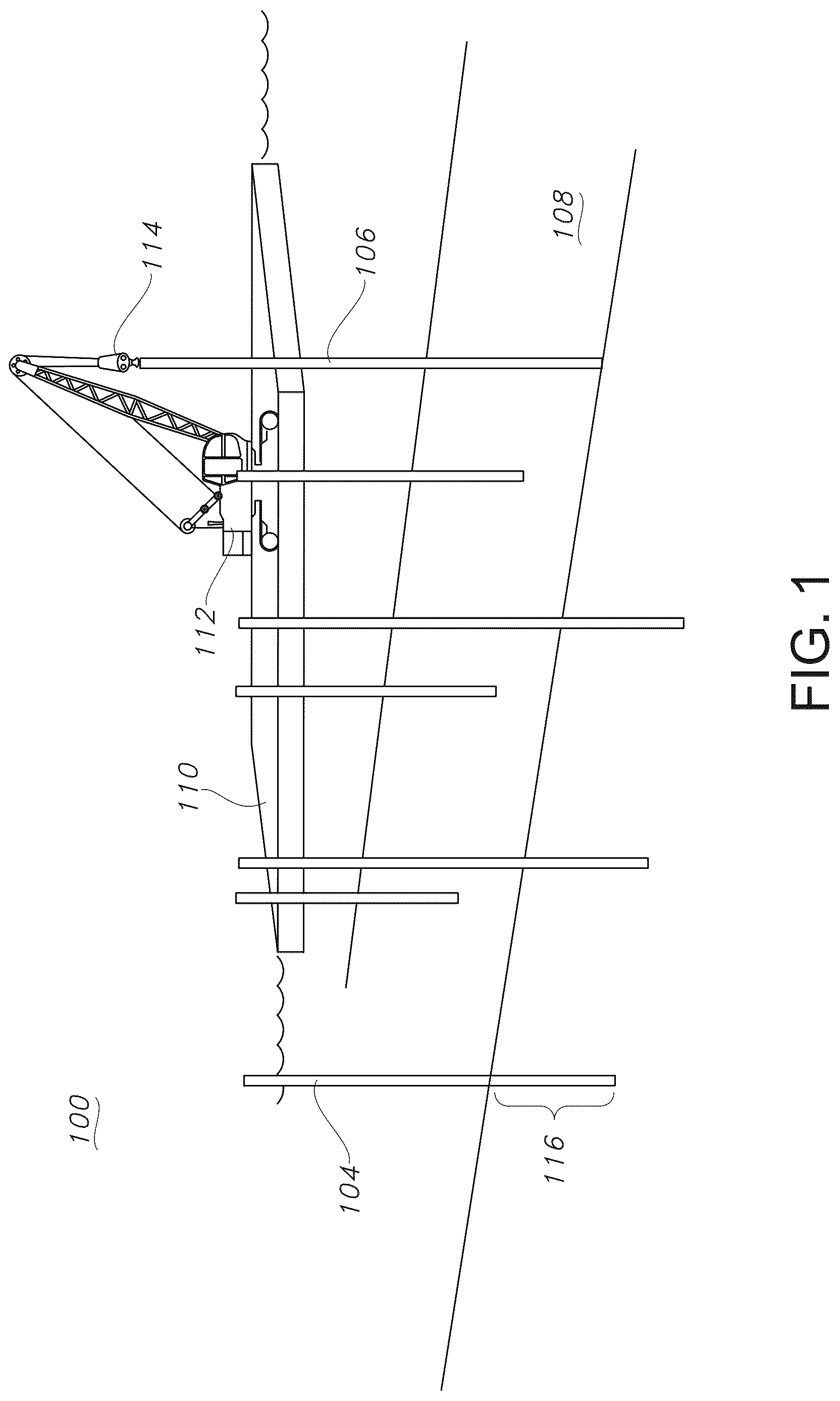 Patent US12620501 Figure 1 – Offshore and marine vessel-based nuclear reactor configuration, deployment and operation
