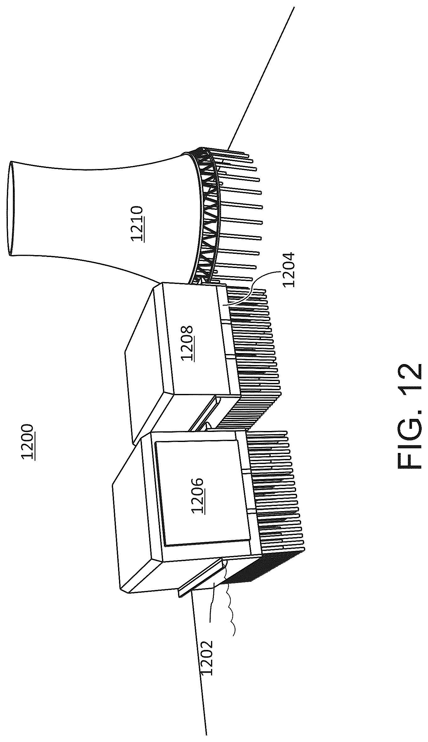 Patent US12620501 Figure 14 – Offshore and marine vessel-based nuclear reactor configuration, deployment and operation