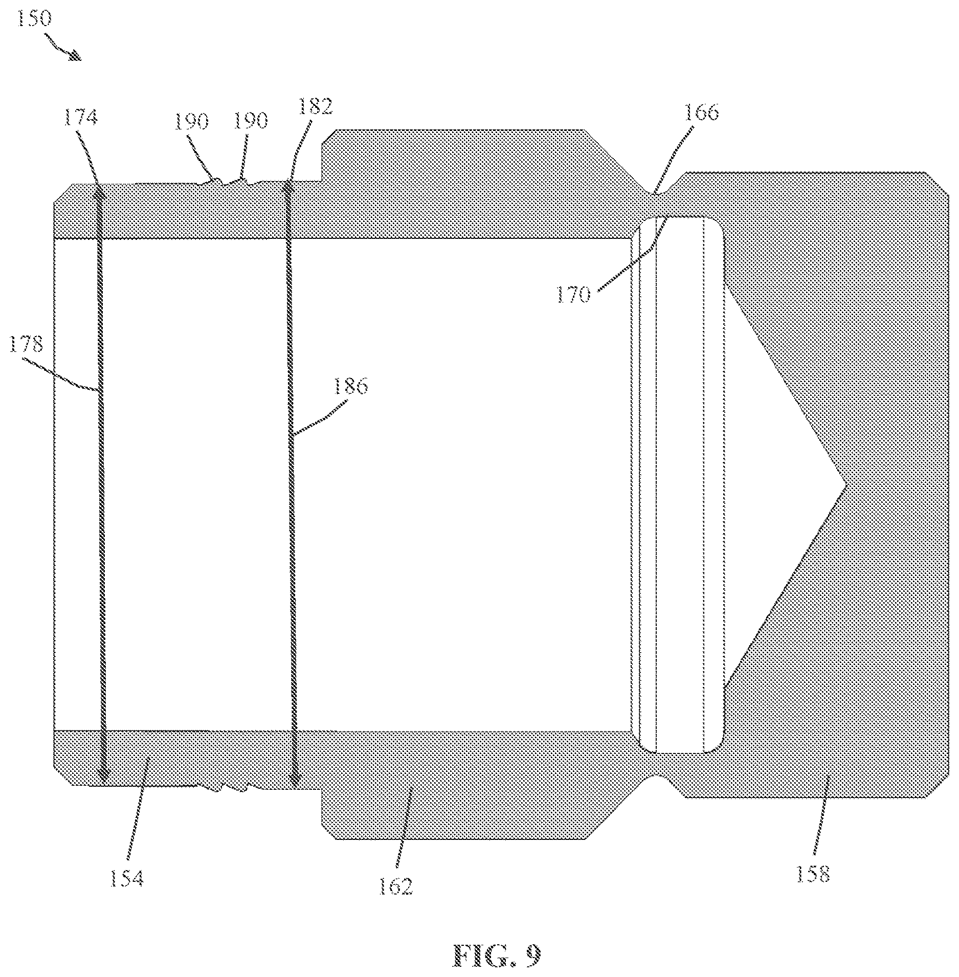Patent US12620504 Figure 6 – Irradiation vial with breakaway cap