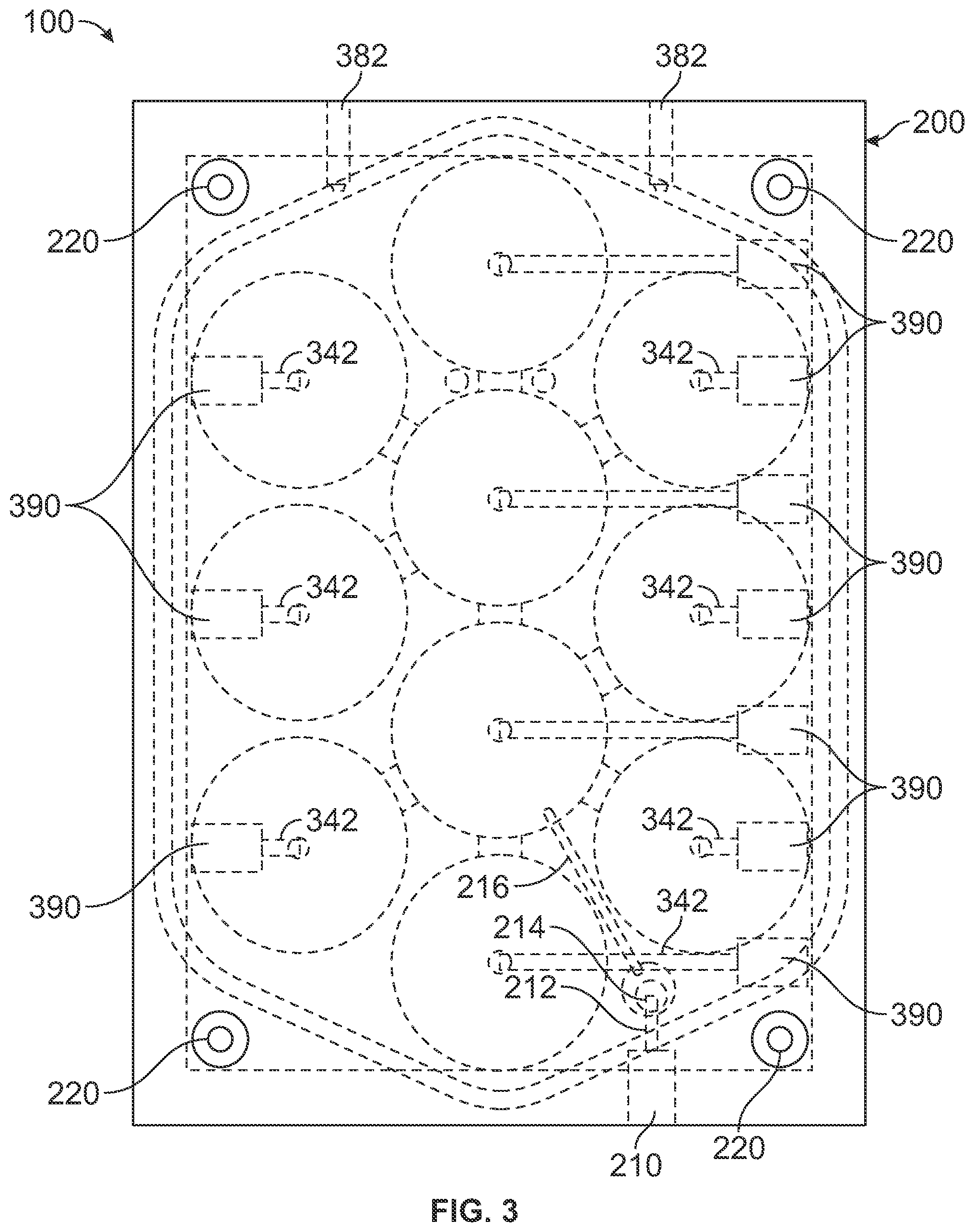 Patent US12620505 Figure 3 – Multiple source container