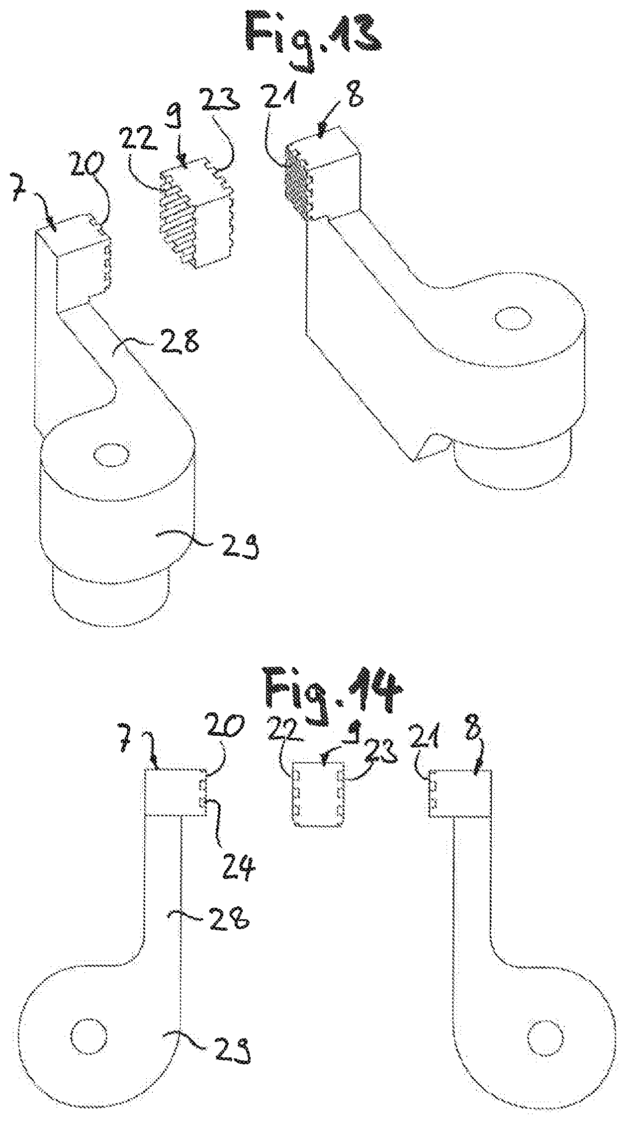 Patent US12620509 Figure 10 – Cable alignment apparatus and method for aligning assembled cable ends of two cables of a cable harness in the correct rotational position as well as arrangement for assembling plug housings with cable ends with the cable alignment apparatus