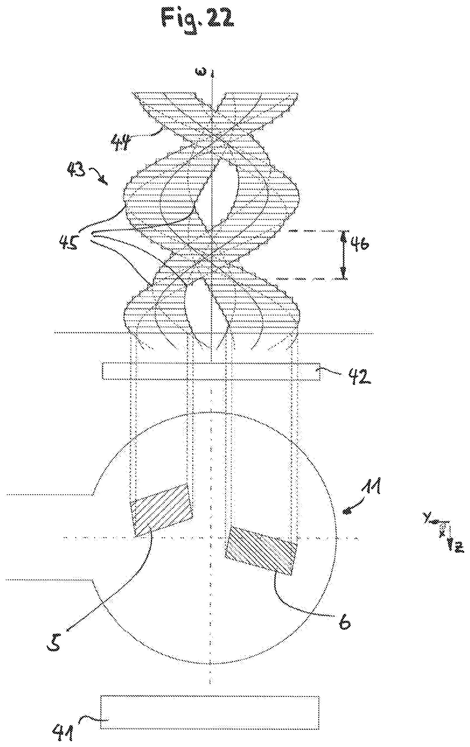 Patent US12620509 Figure 15 – Cable alignment apparatus and method for aligning assembled cable ends of two cables of a cable harness in the correct rotational position as well as arrangement for assembling plug housings with cable ends with the cable alignment apparatus