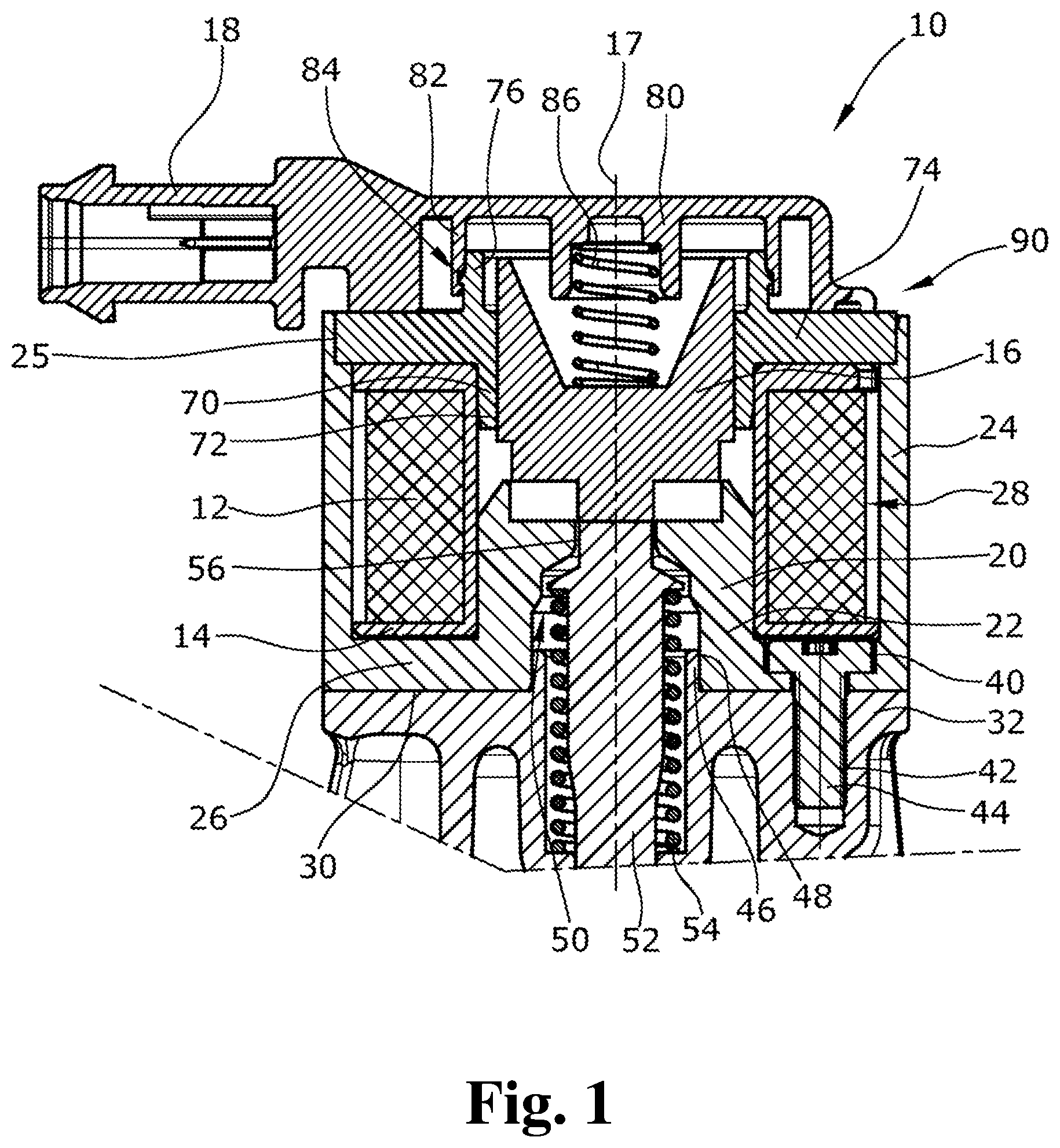 Patent US12620515 Figure 1 – Electromagnet and method for mounting an electromagnet