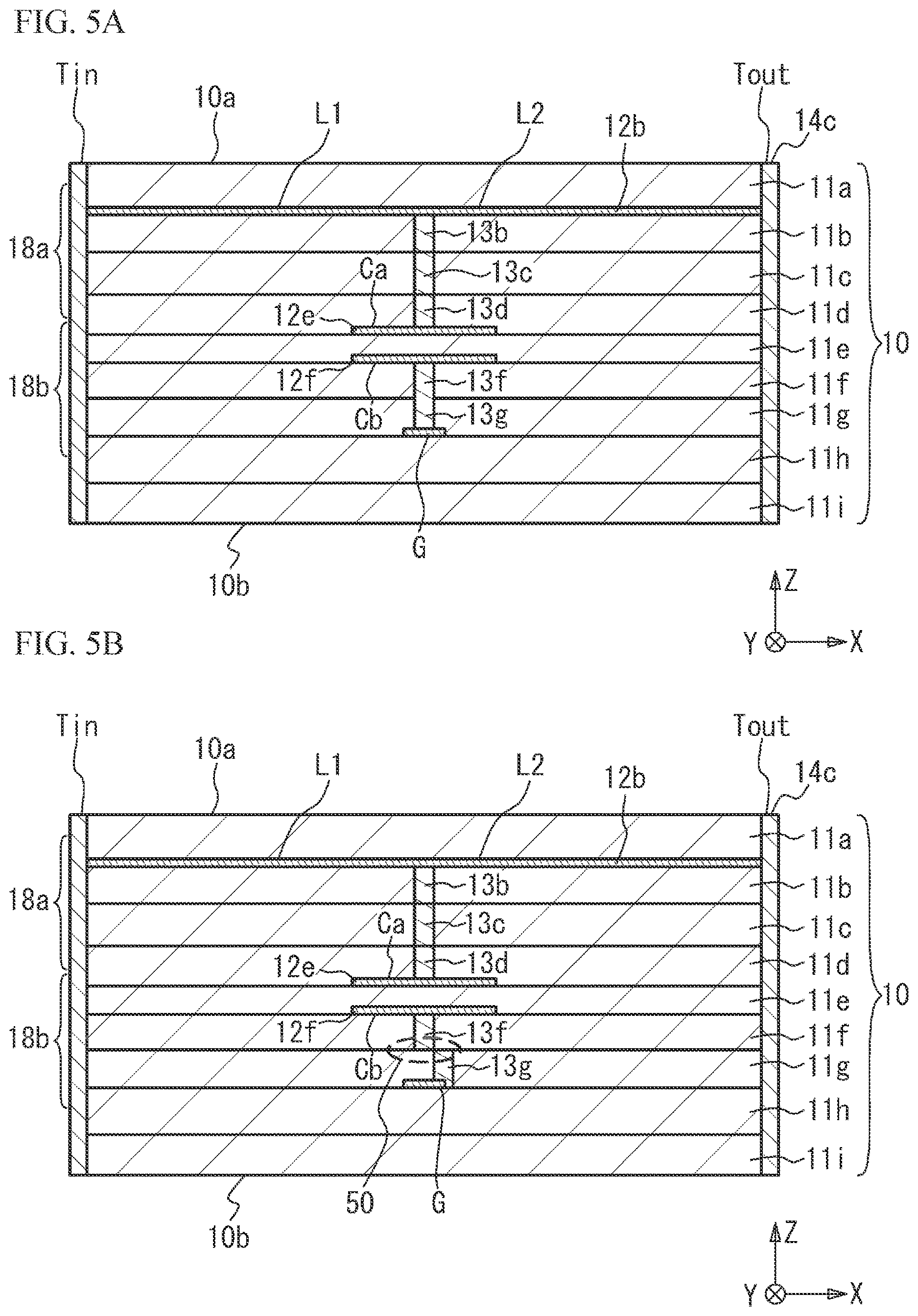 Patent US12620516 Figure 5 – Multilayer electronic component