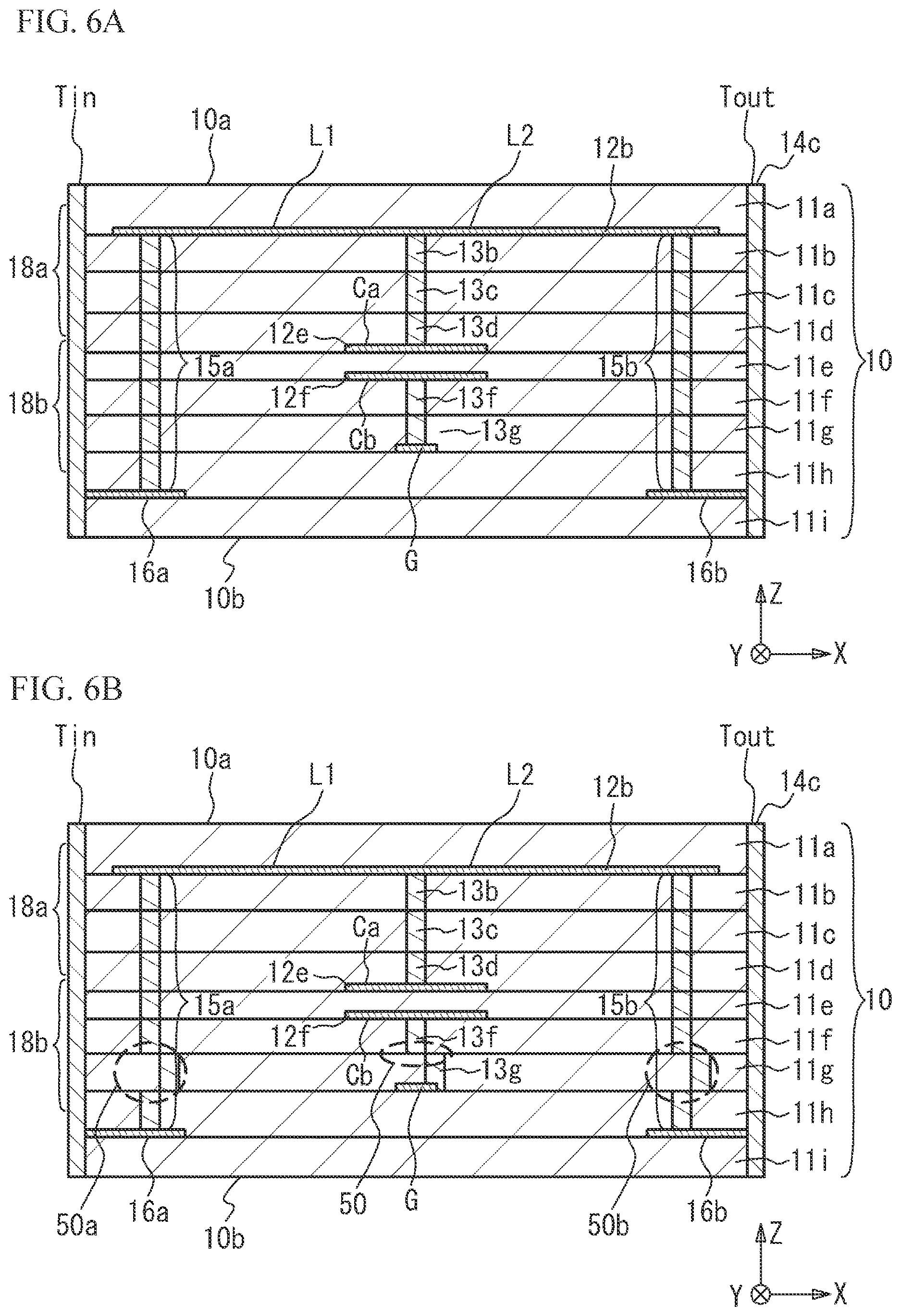 Patent US12620516 Figure 6 – Multilayer electronic component