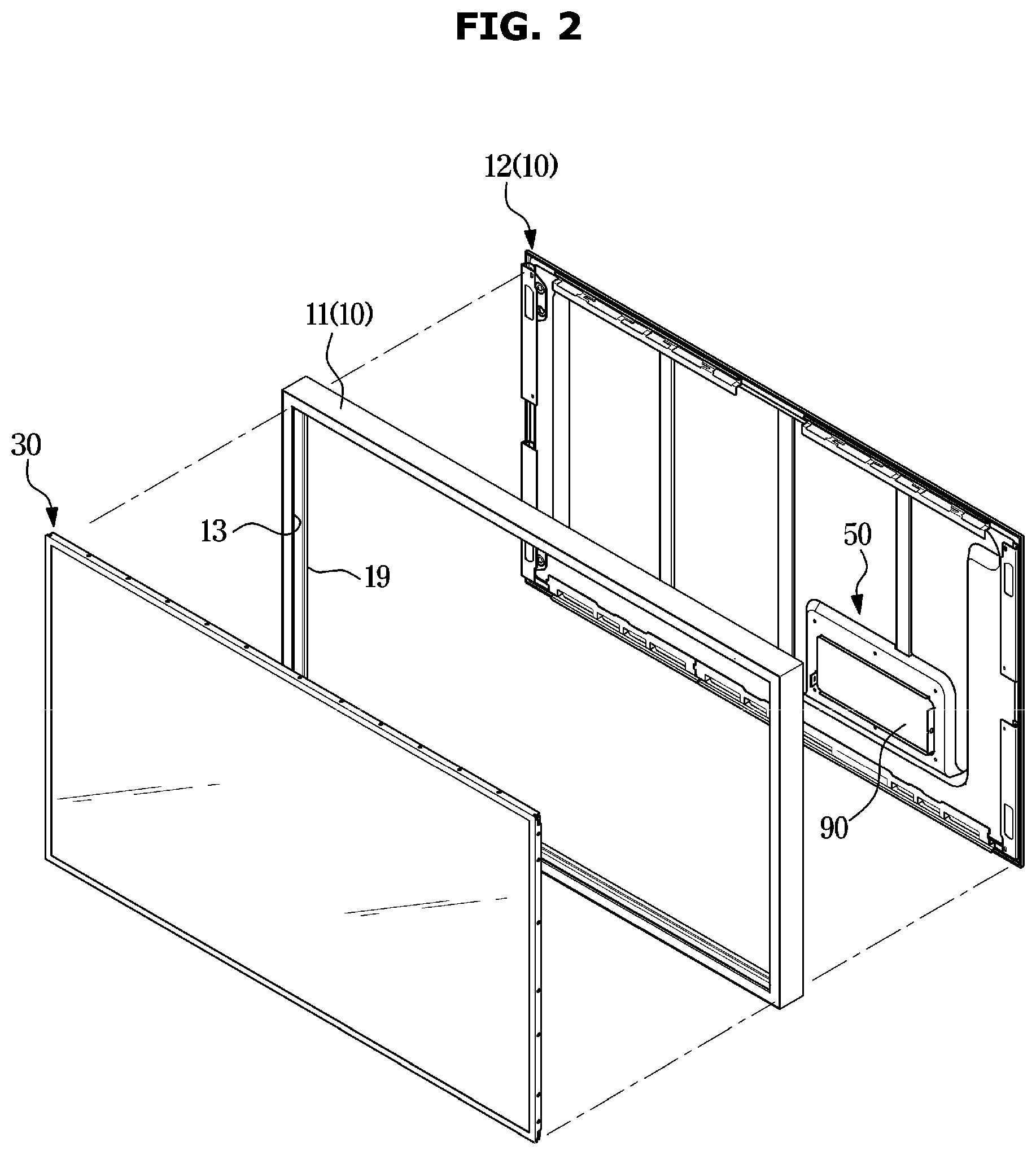 Patent US12620517 Figure 2 – Line filter and display device comprising same